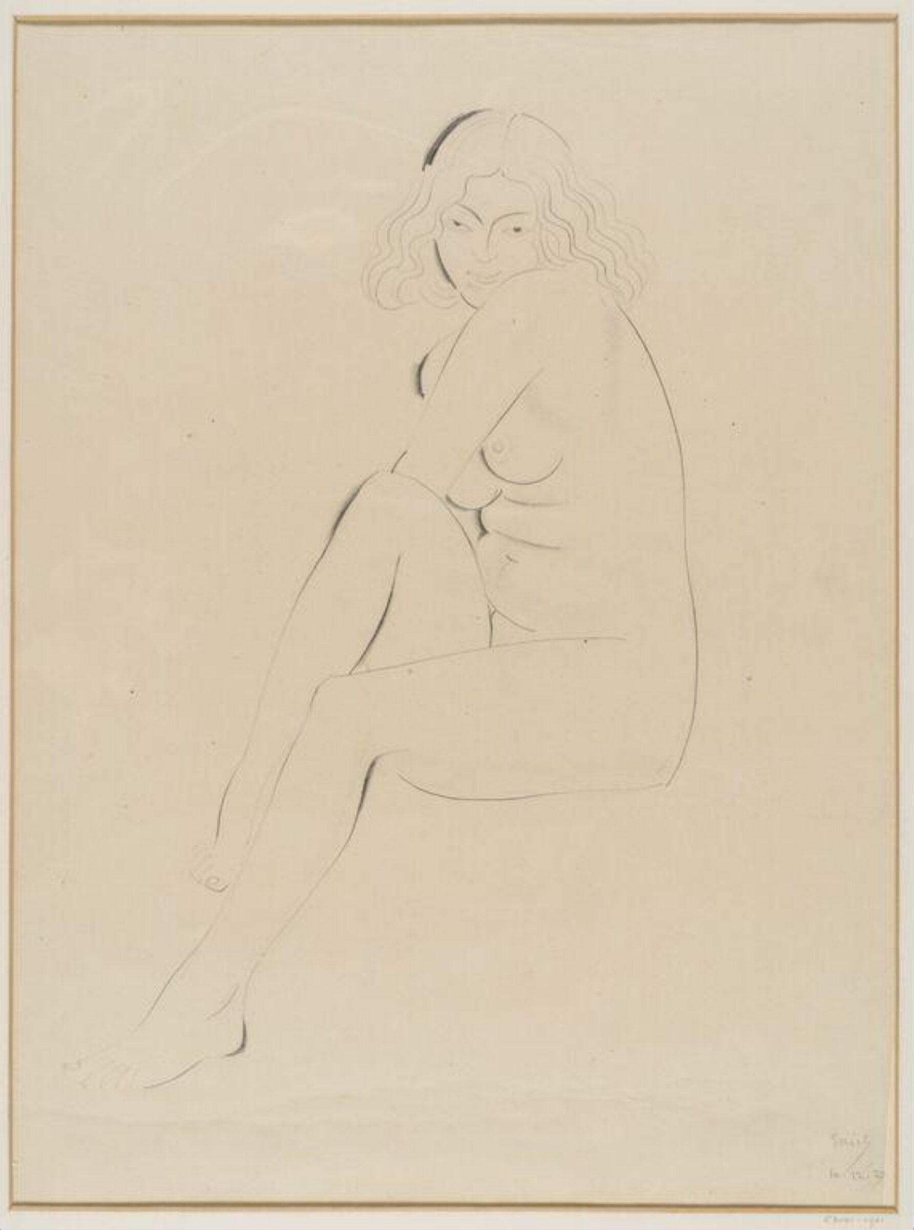 Drawing, Eric Gill, 10.12.1927