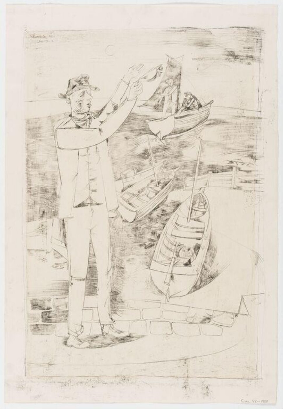 John Minton, Drawing
