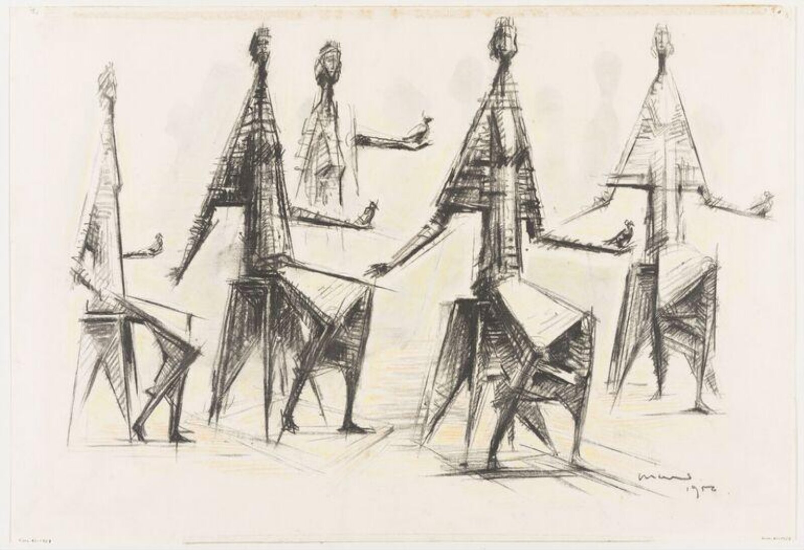 Drawing, mcwilliam, 1956