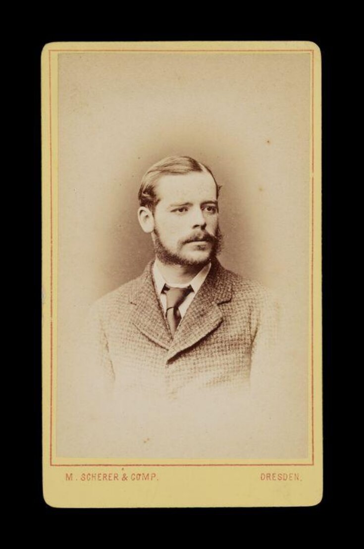 portrait of gentleman in a checked suit image