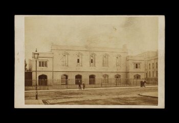 building with arched windows