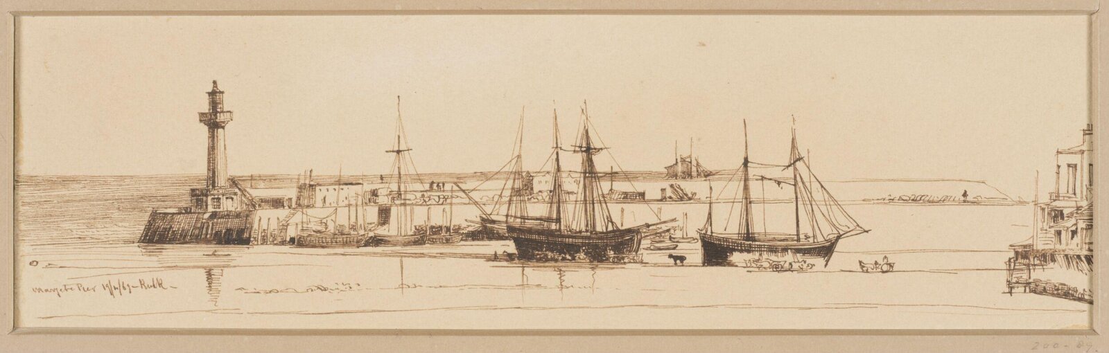Margate Pier, Richard Redgrave, 1869