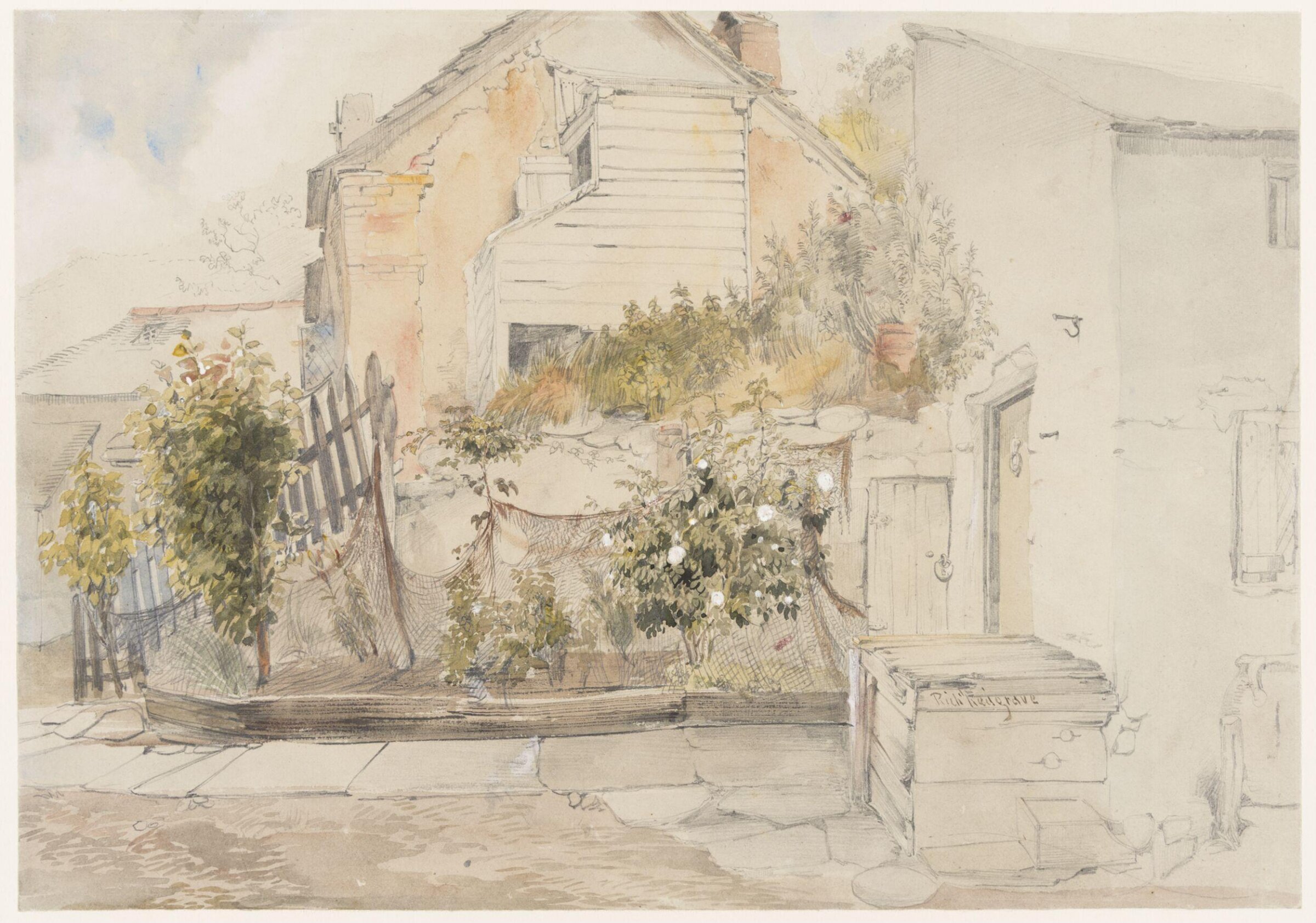 Backs of houses, Richard Redgrave, ca. 1825-88