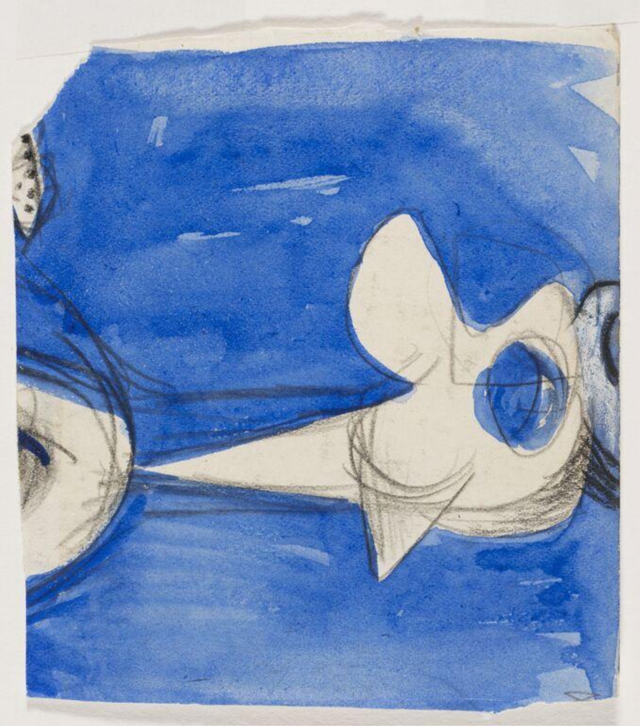 Drawing, Bernard Meadows, 1958