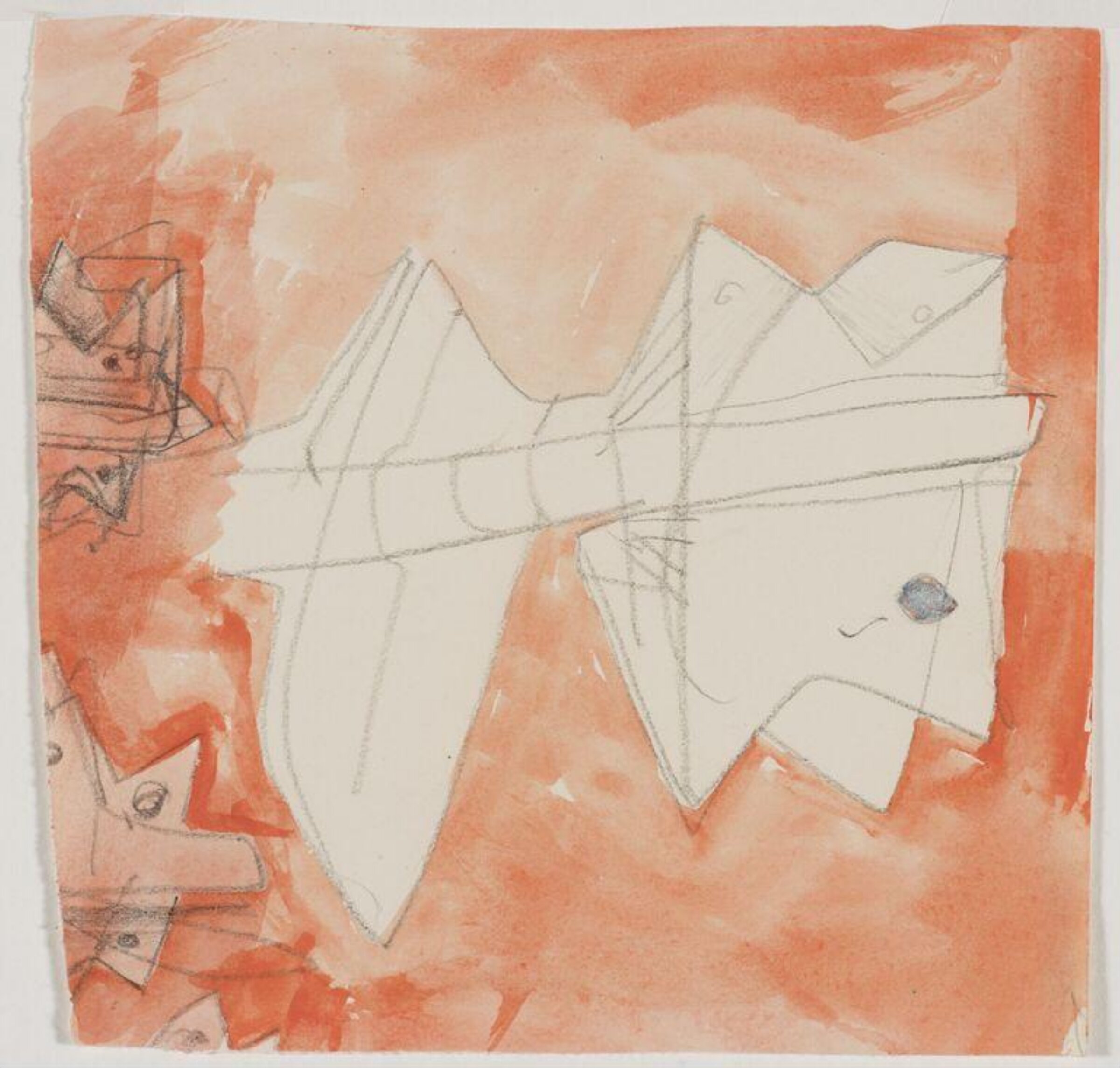 Drawing, Bernard Meadows, 1958