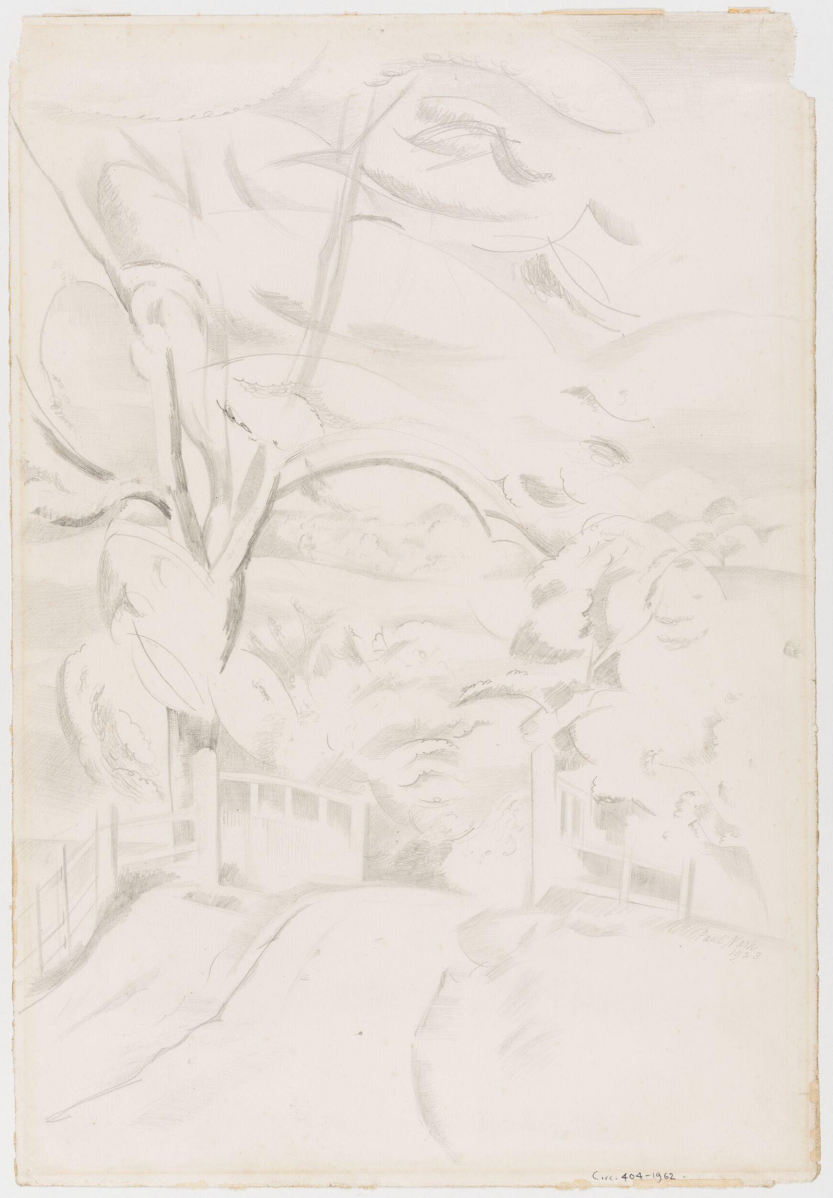 The edge of the lake, Paul Nash, 1923