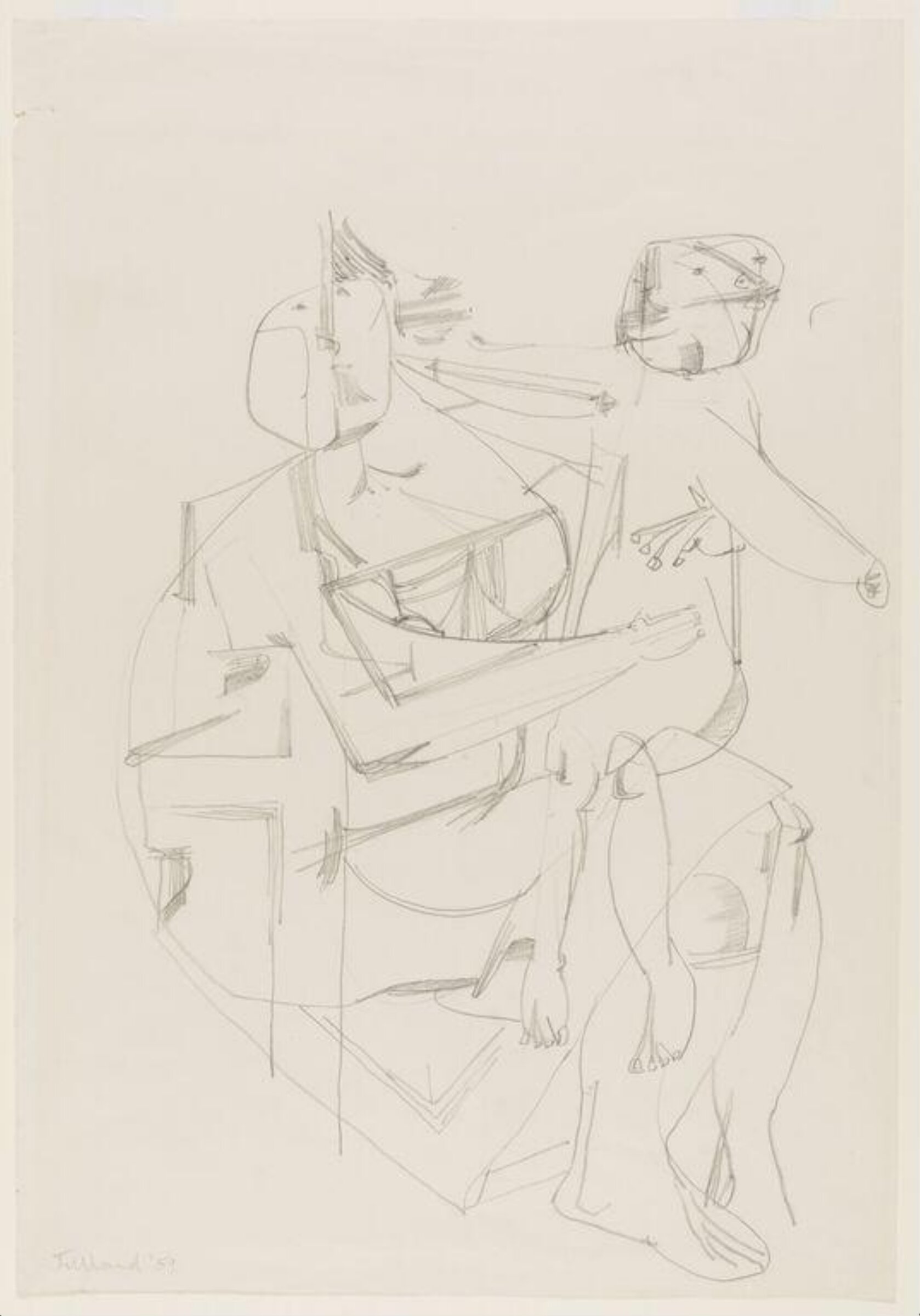 Mother and Child, Fullard, 20th century