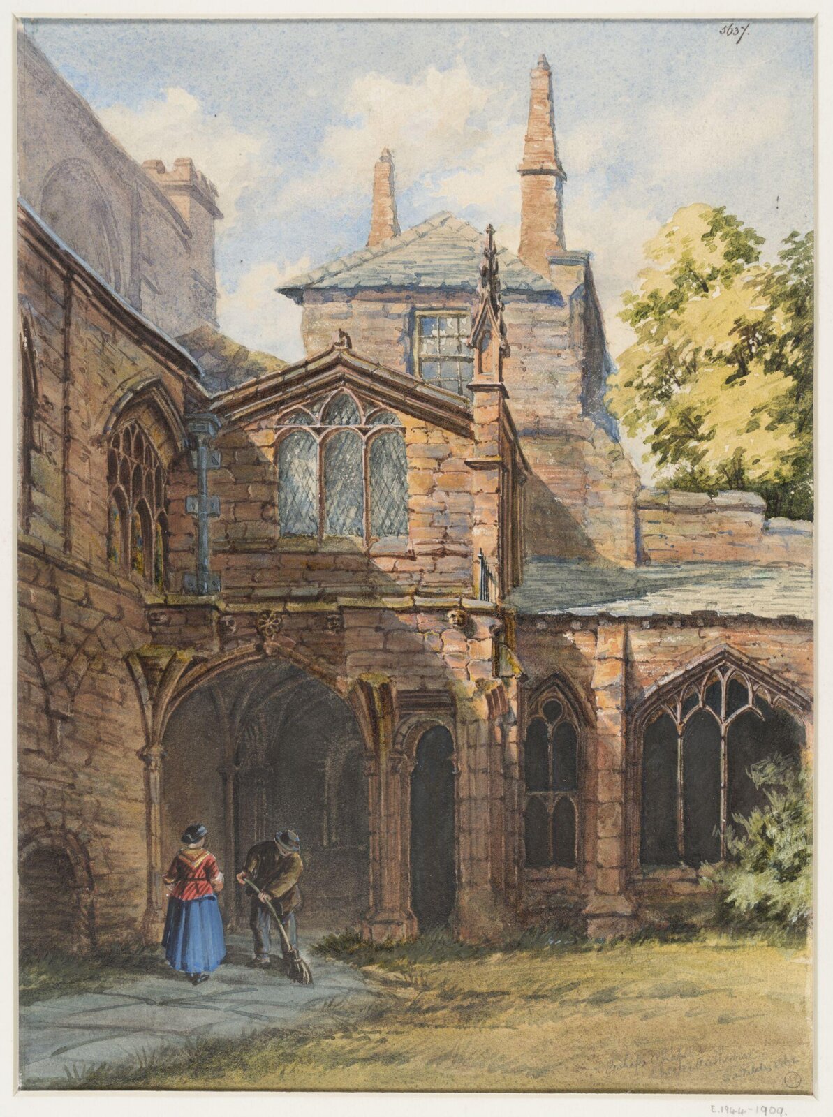 Drawing, Samuel Luke KB Fildes, 1862