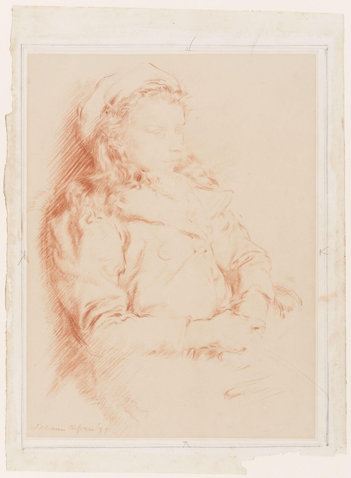 Drawing, William Orpen, 1899