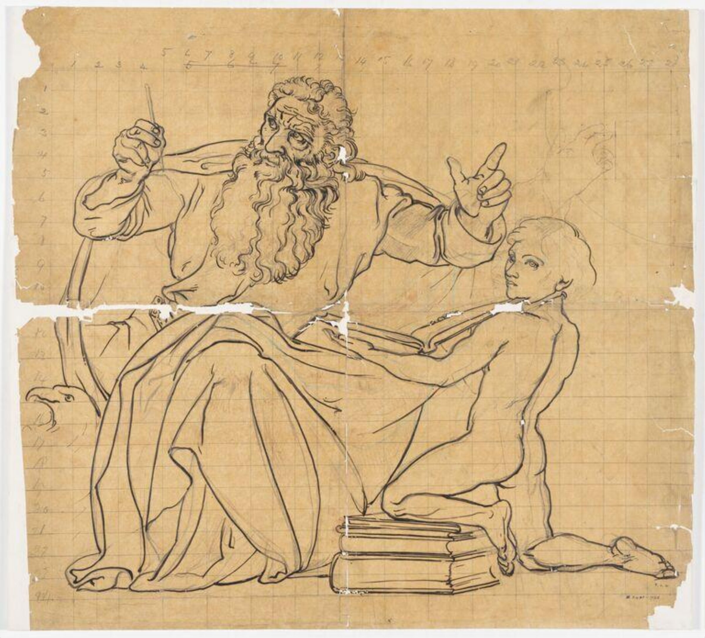 Drawing, Edward John Sir Poynter, c. 1856-1919
