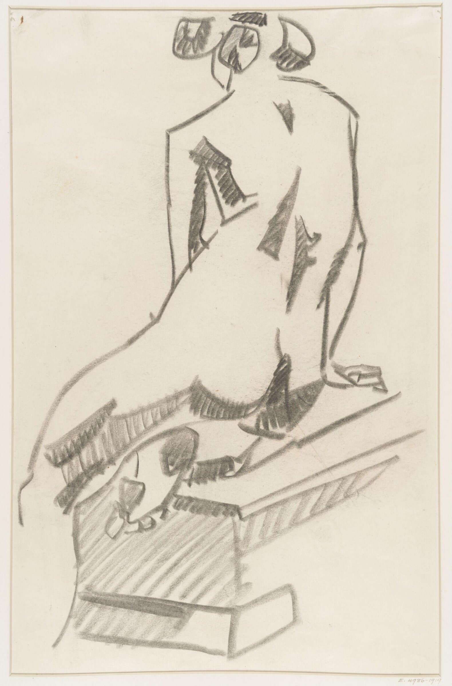 Studies of male and female figures, heads, hands, &c., Henri Gaudier-Brzeska
