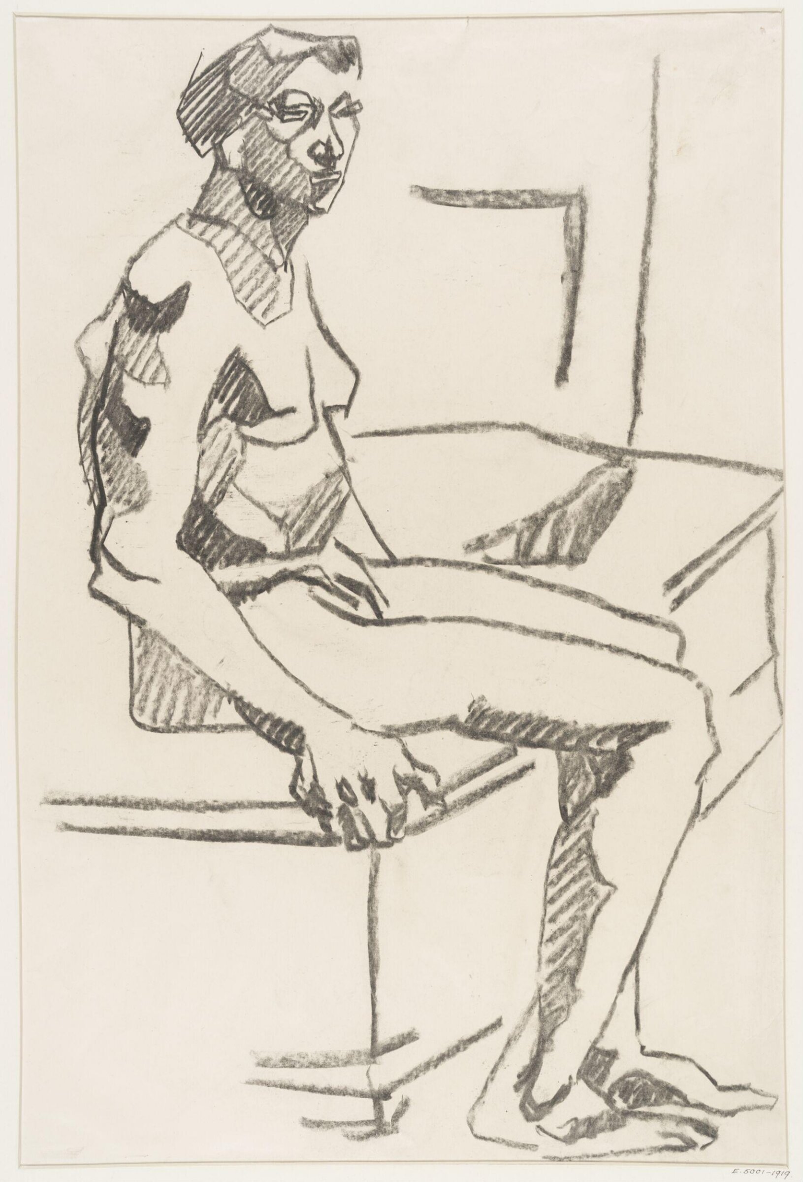 Studies of male and female figures, heads, hands, &c., Henri Gaudier-Brzeska