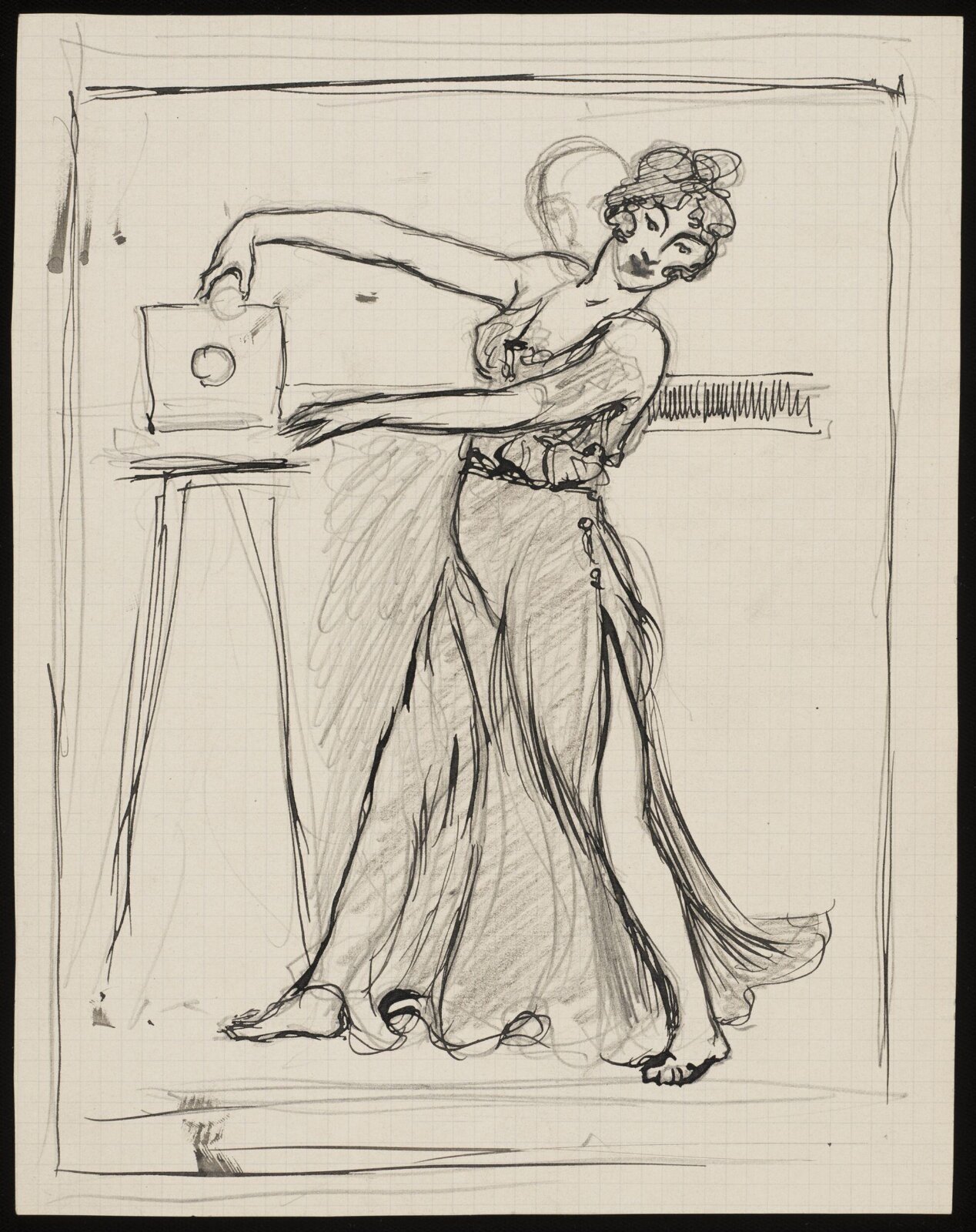 Drawing, Forbes-Robertson, 1896