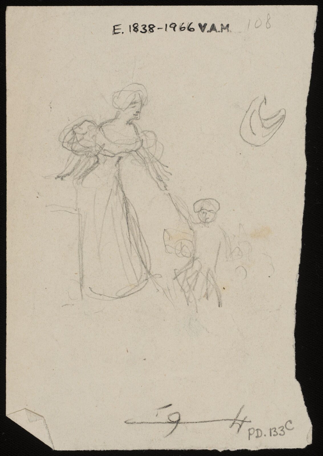 Drawing, Forbes-Robertson, 1890