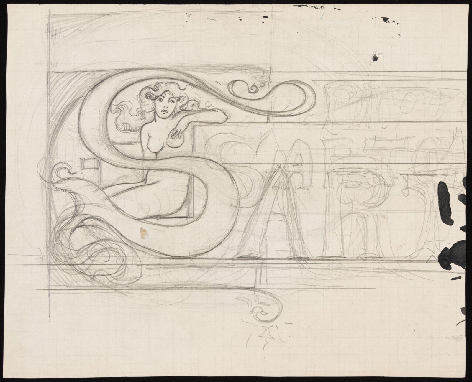 Drawing, Forbes-Robertson, 1896