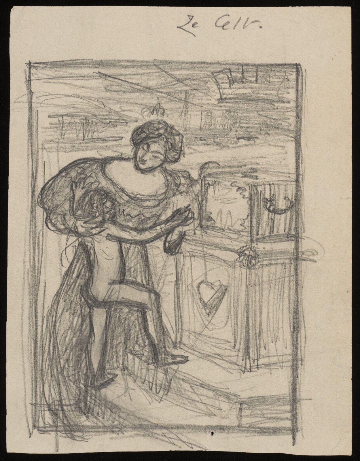Drawing, Forbes-Robertson, 1890