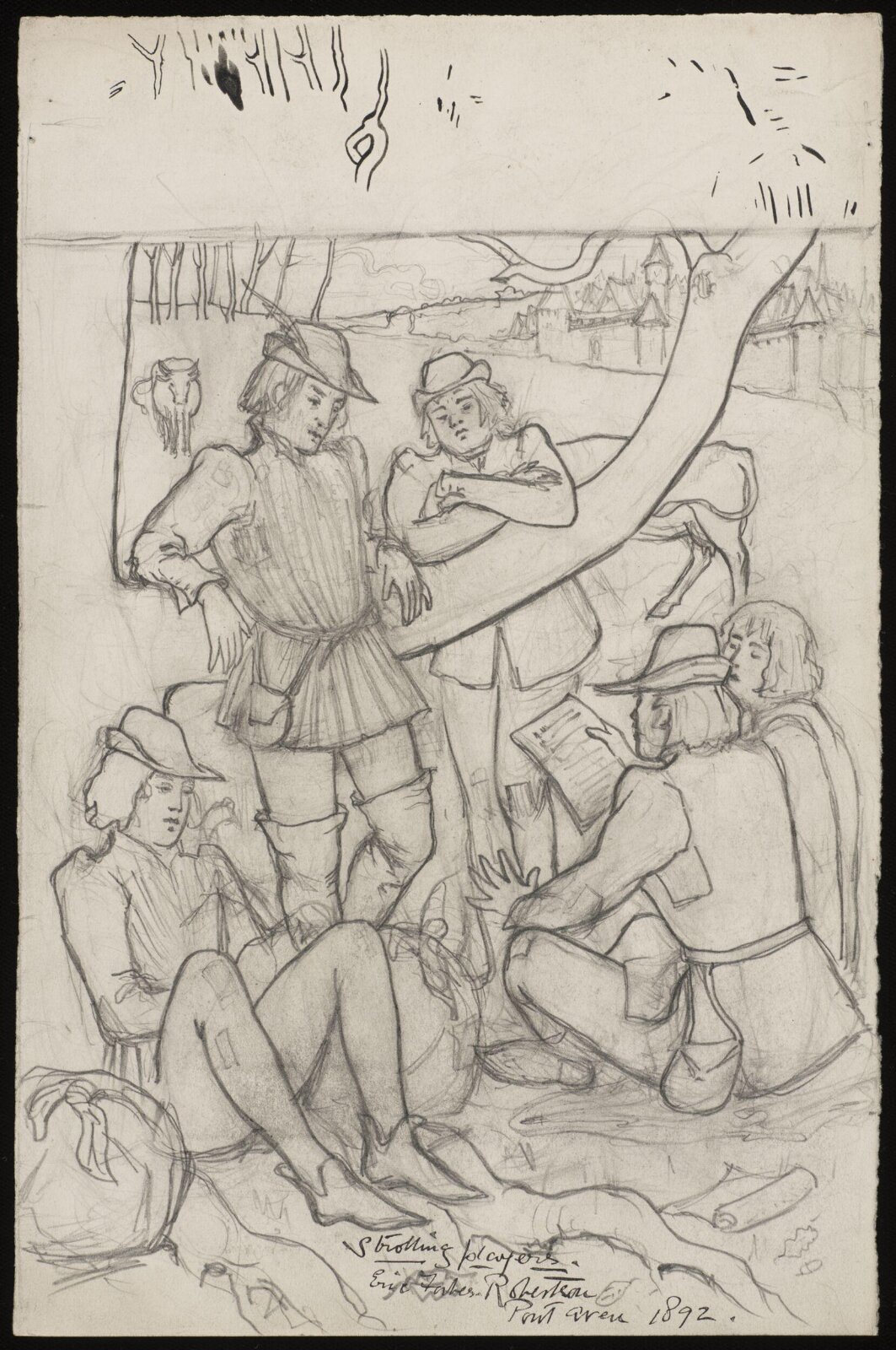 Strolling Players, Forbes-Robertson, 1892