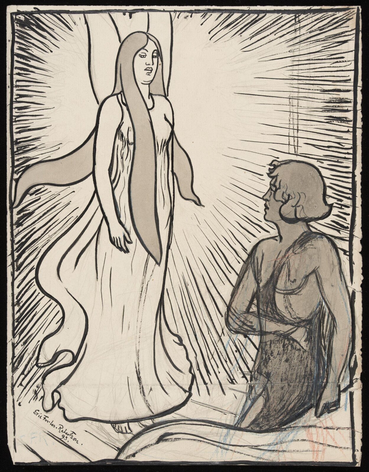 Drawing, Forbes-Robertson, 1893