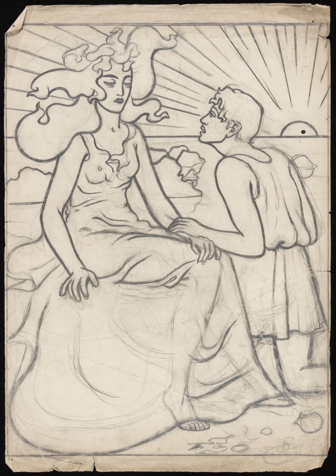 Drawing, Forbes-Robertson, 1893