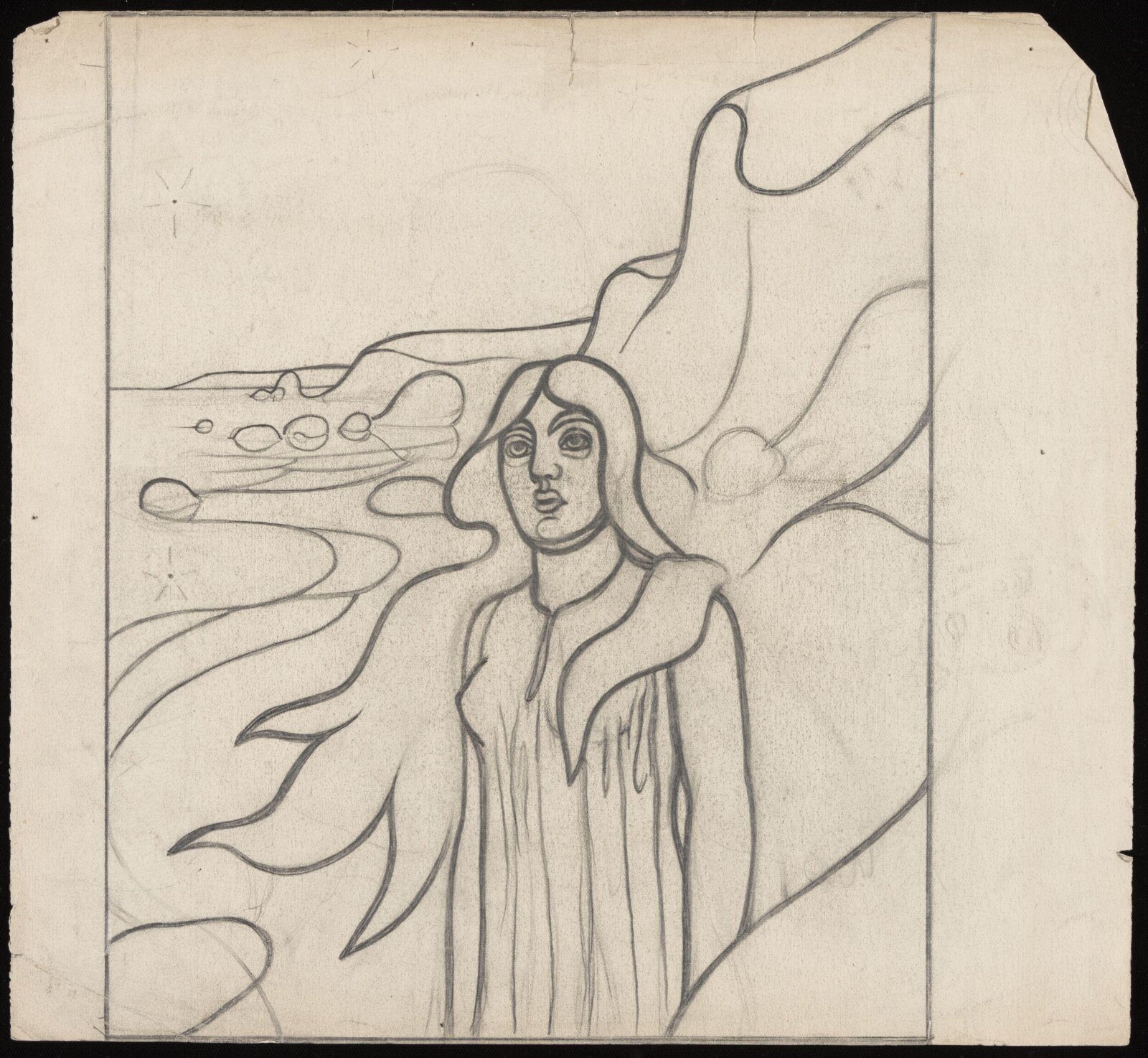 Drawing, Forbes-Robertson, 1893