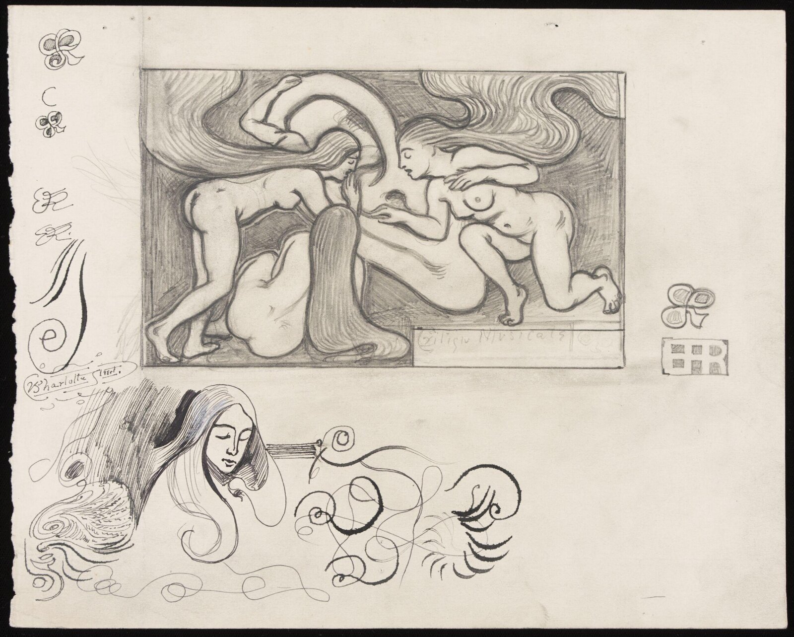 Drawing, Forbes-Robertson, ca. 1895