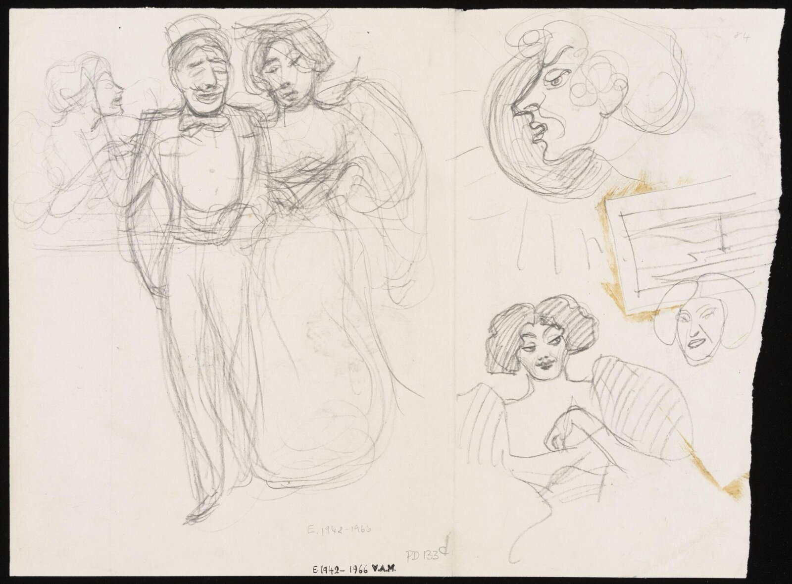 Drawing, Forbes-Robertson, ca. 1895