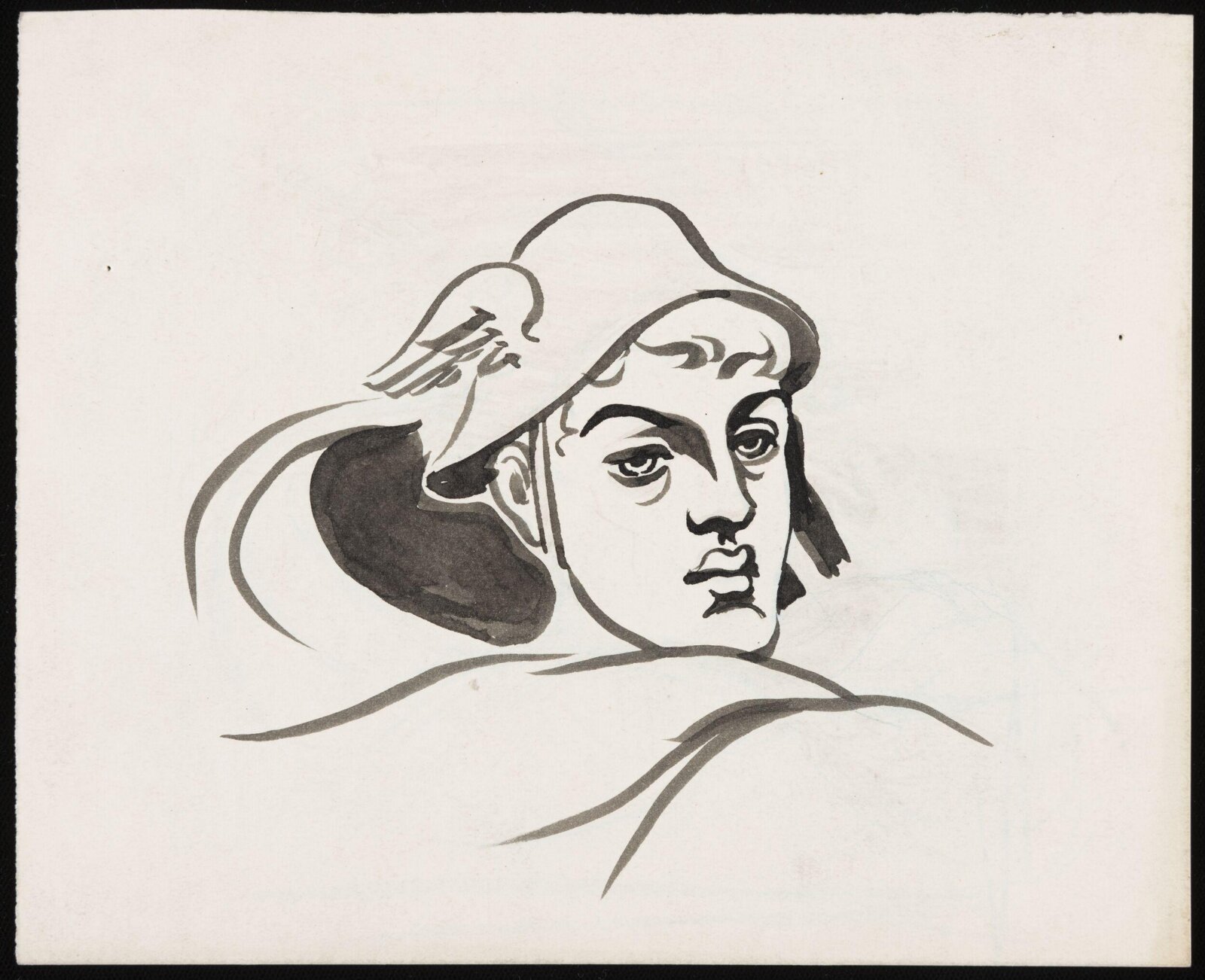 Drawing, Forbes-Robertson, 1895