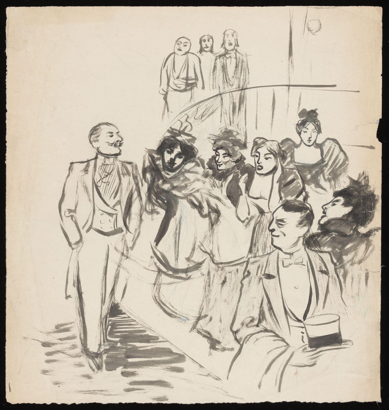 Drawing, Forbes-Robertson, ca. 1895