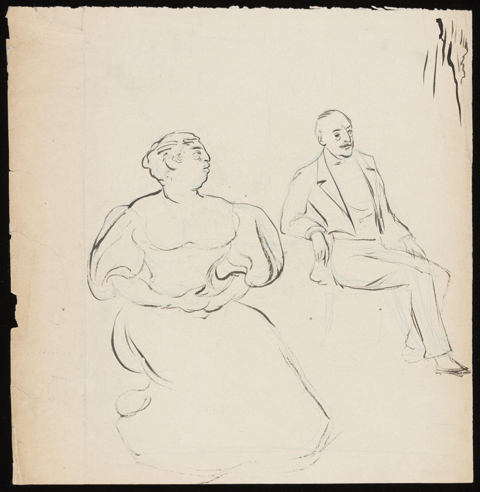 Drawing, Forbes-Robertson, ca. 1895