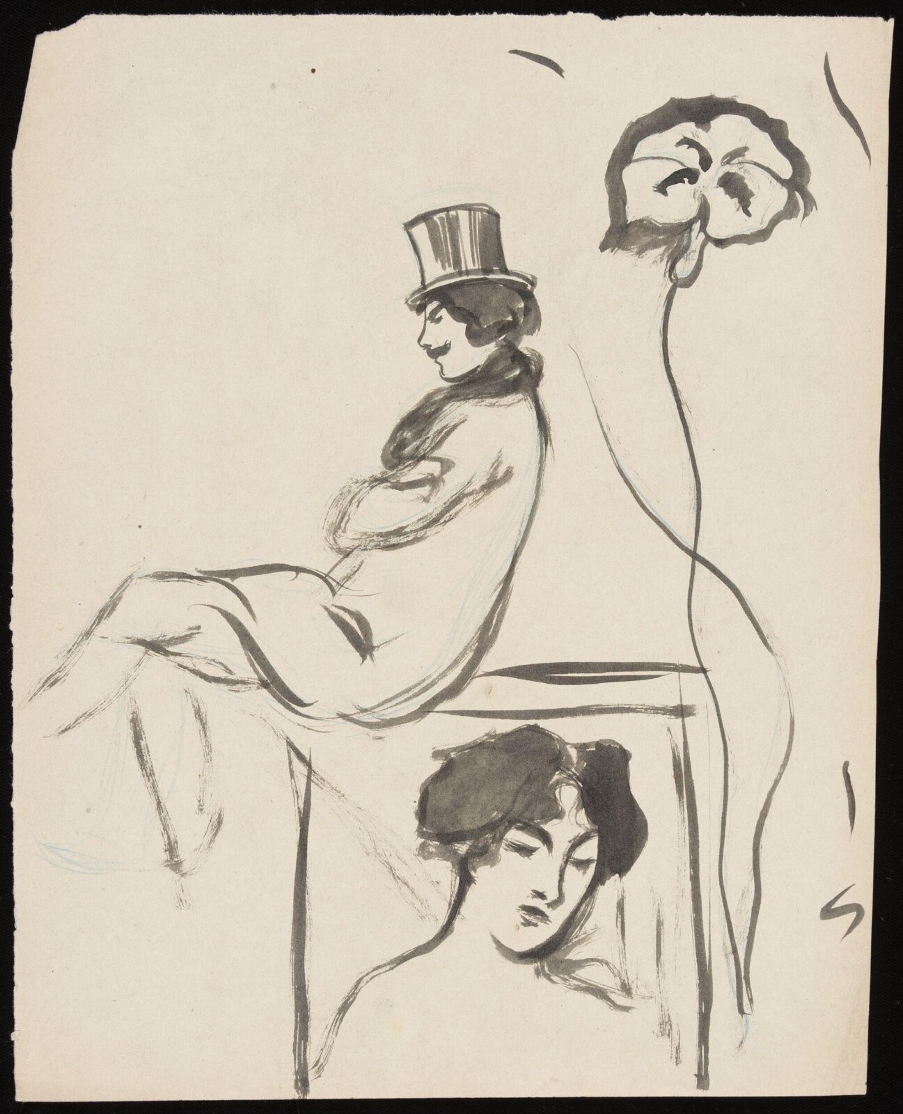 Drawing, Forbes-Robertson, ca. 1895