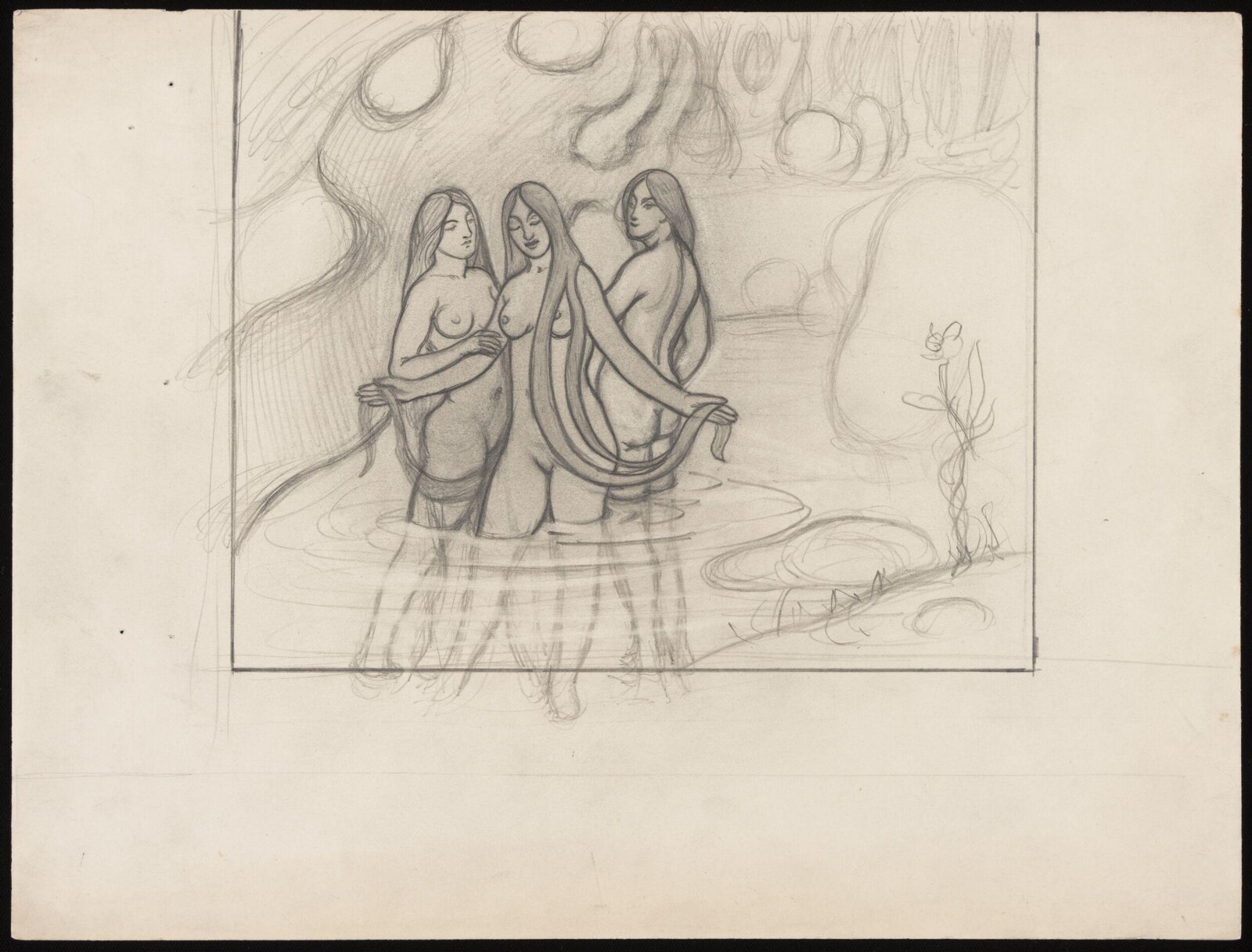Drawing, Forbes-Robertson, ca. 1974