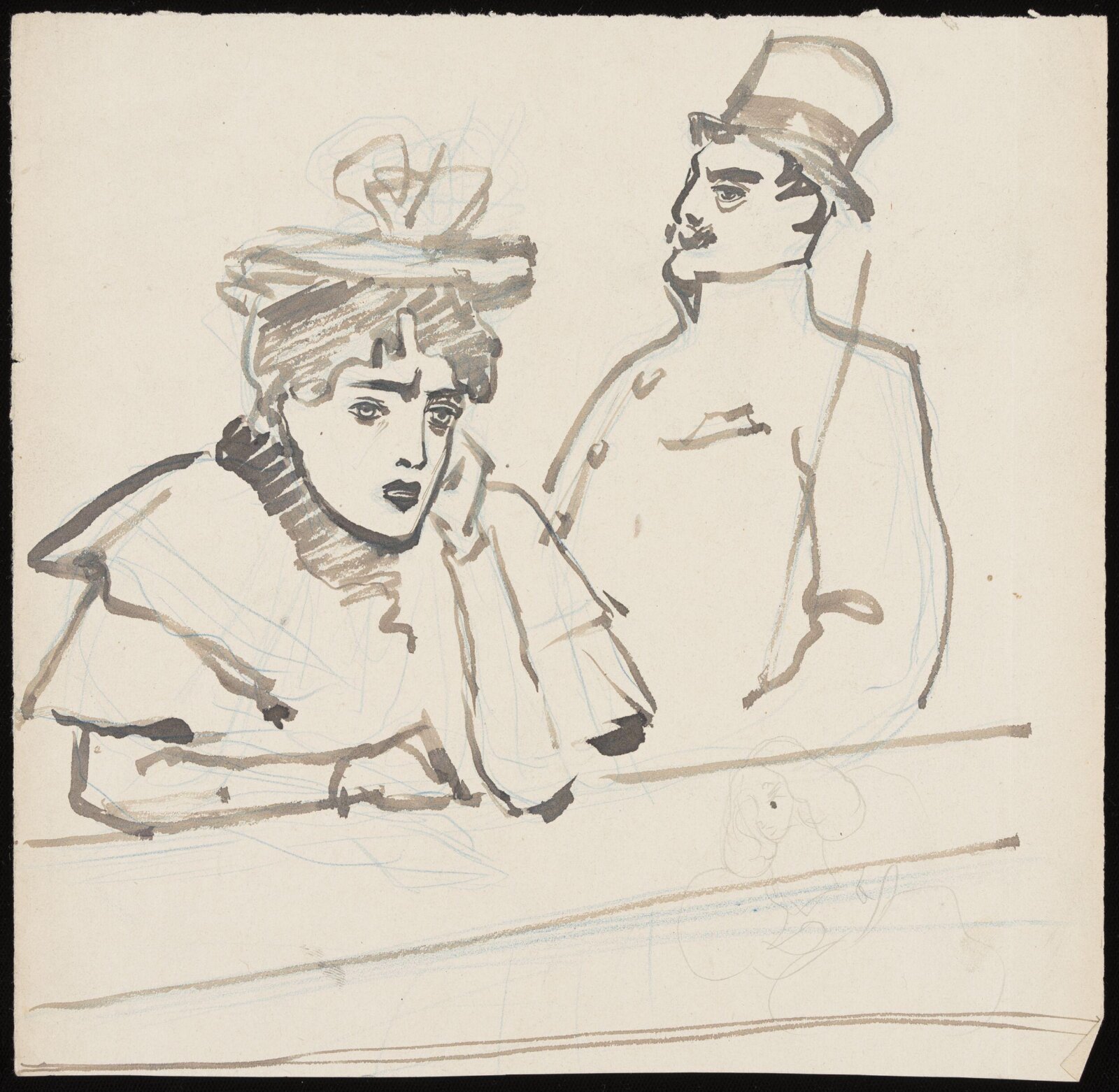Drawing, Forbes-Robertson, ca. 1895