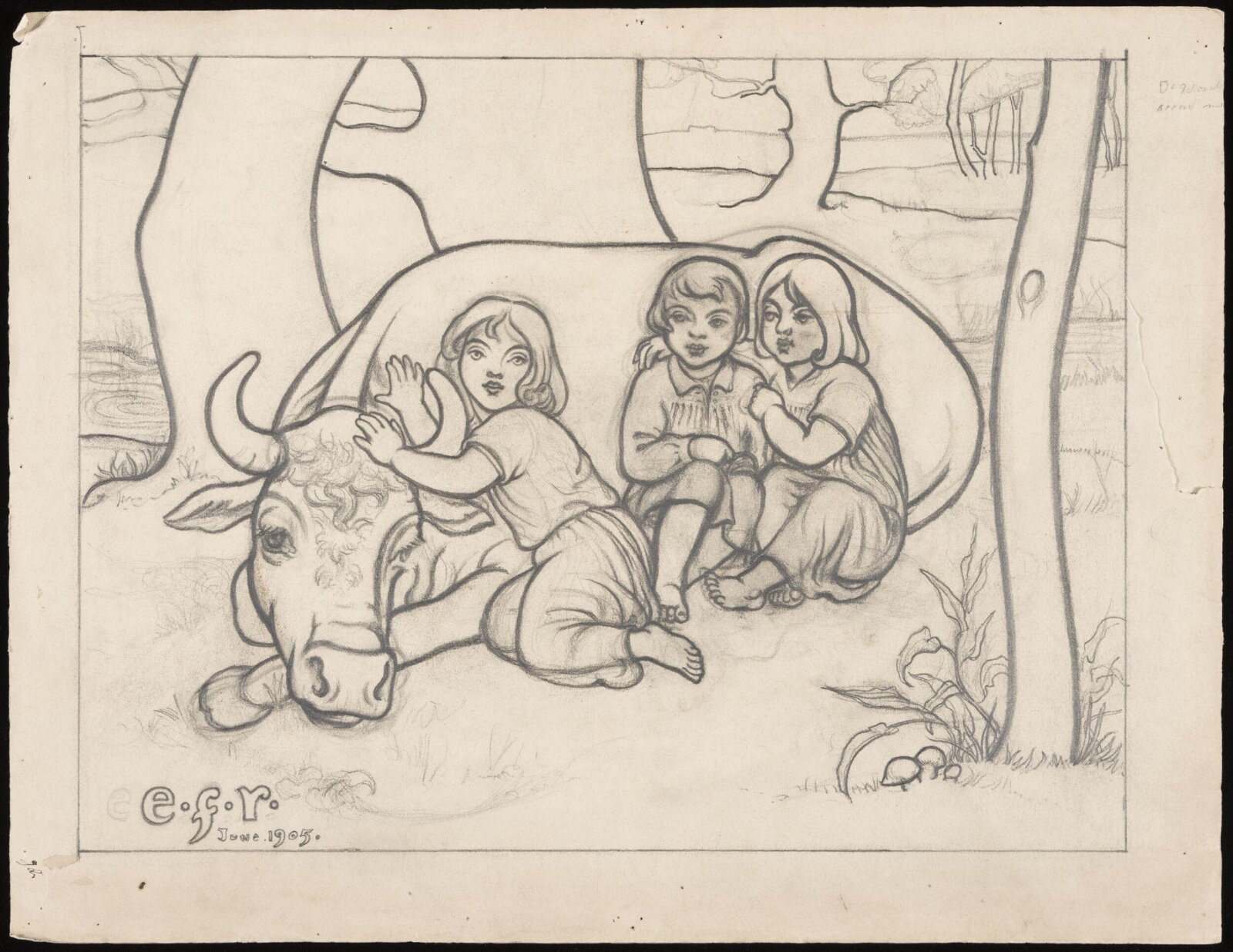 Drawing, Forbes-Robertson, 1905