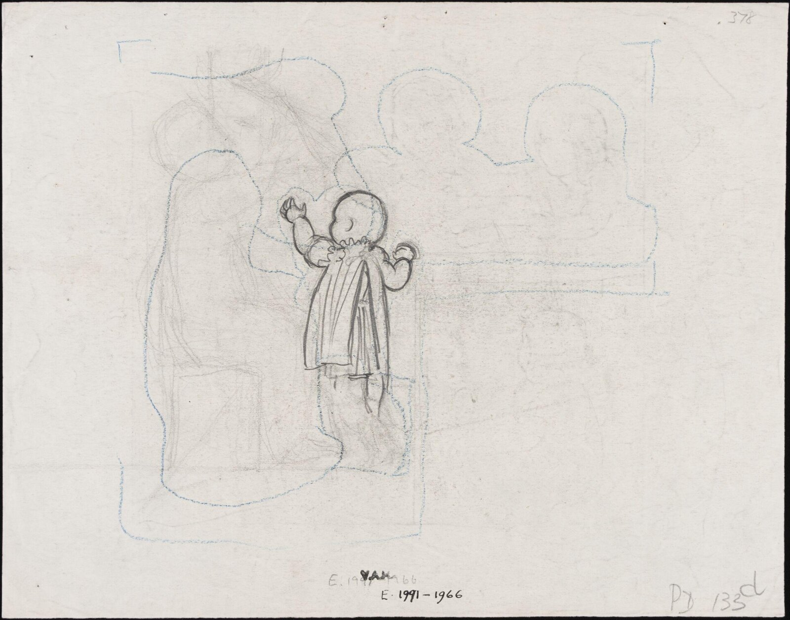 Drawing, Forbes-Robertson, 1905