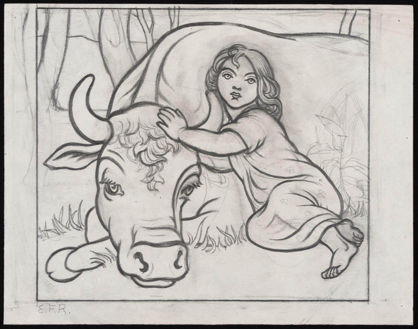 Drawing, Forbes-Robertson, 1905
