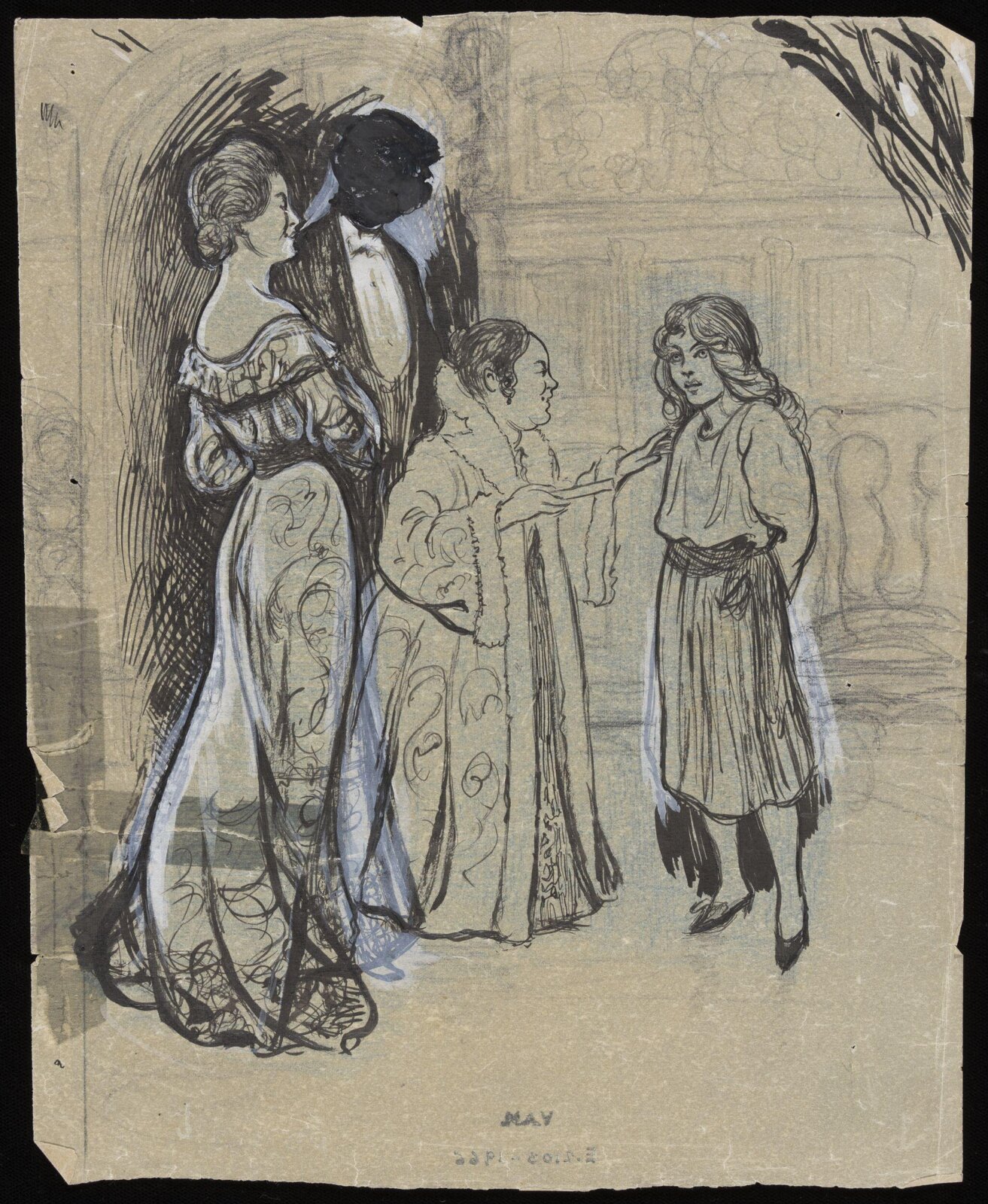 Drawing, Eric Forbes-Robertson, ca. 1885-1935