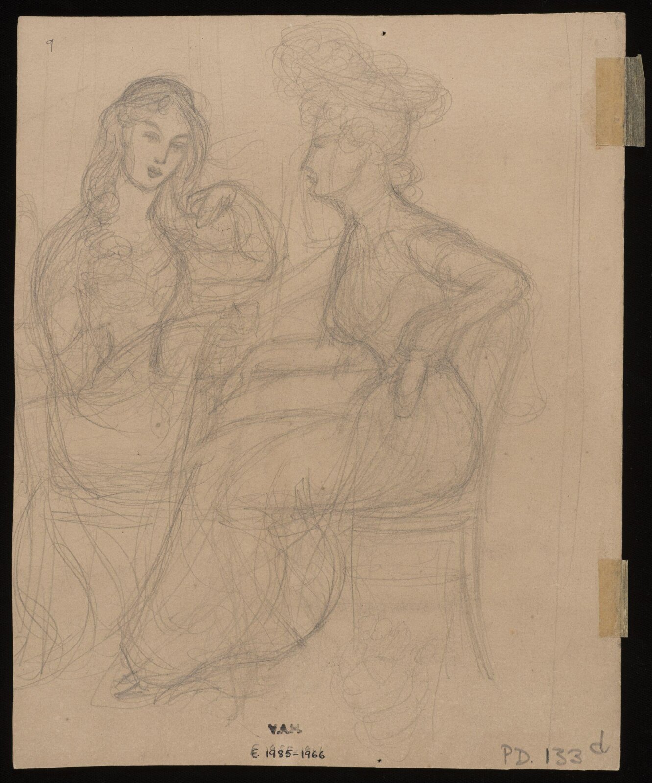 Drawing, Forbes-Robertson, 1902