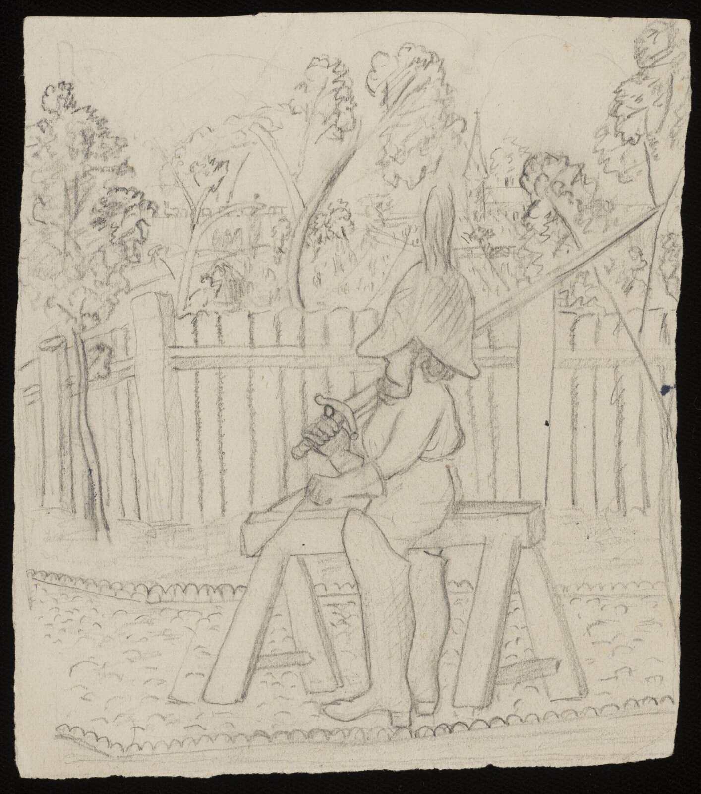 Drawing, Forbes-Robertson, 1876