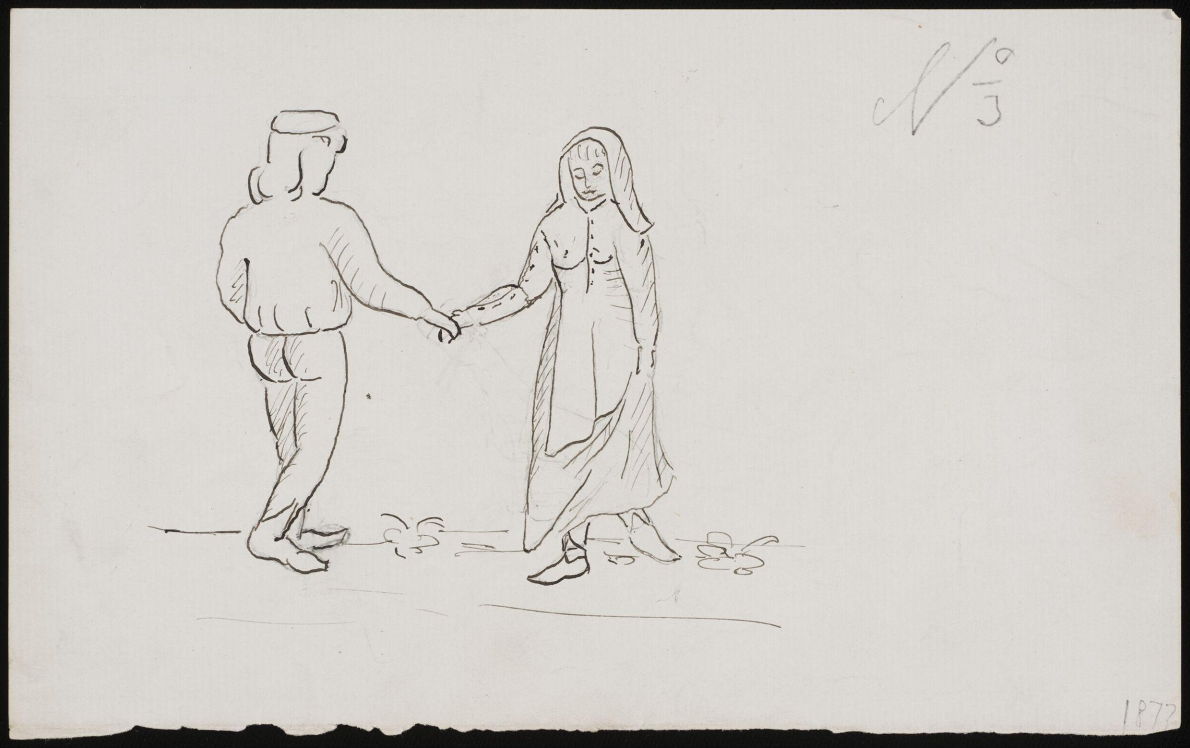 Drawing, Forbes-Robertson, late 19th century
