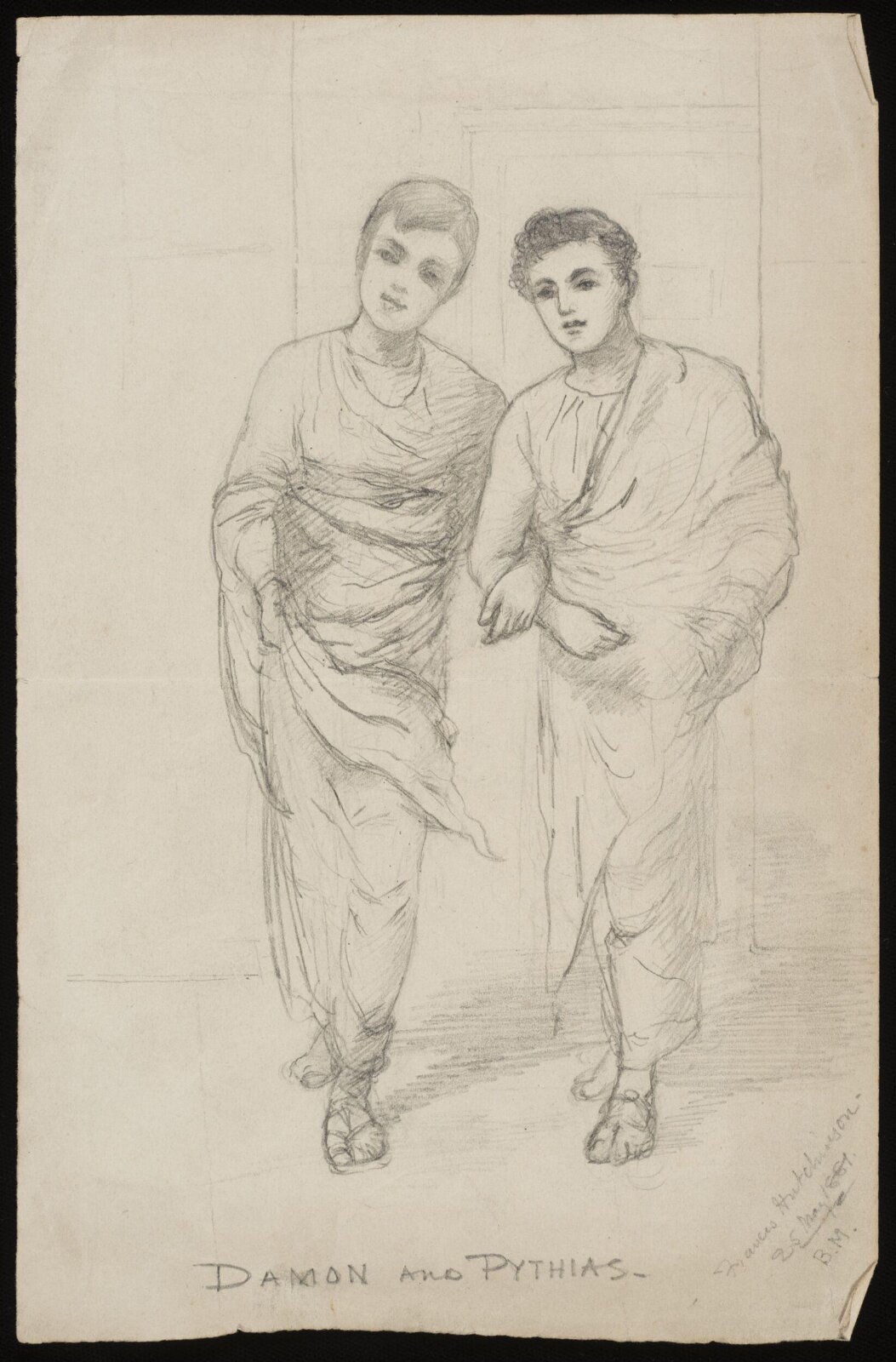 Damon and Pythias, Forbes-Robertson, 1881