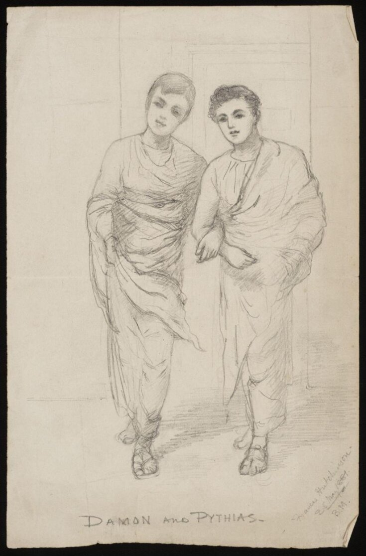 Damon and Pythias ForbesRobertson V&A Explore The Collections