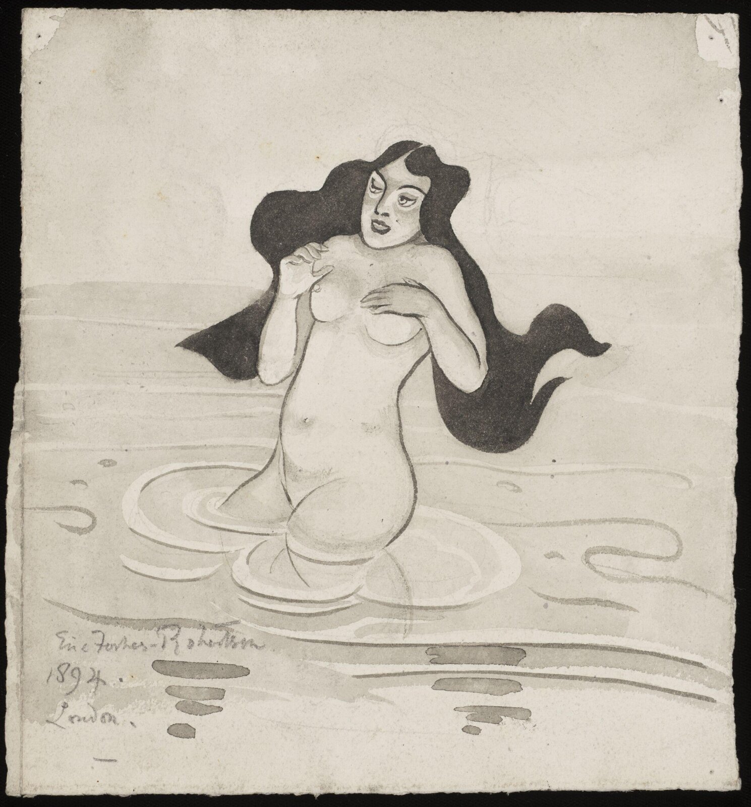 Drawing, Forbes-Robertson, 1894