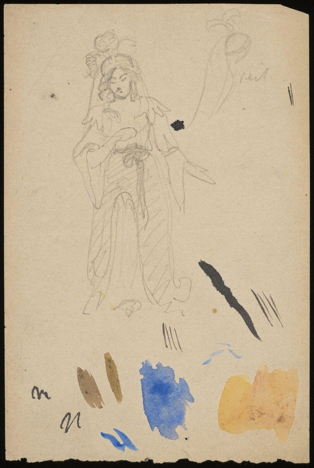 Drawing, Forbes-Robertson, 1902