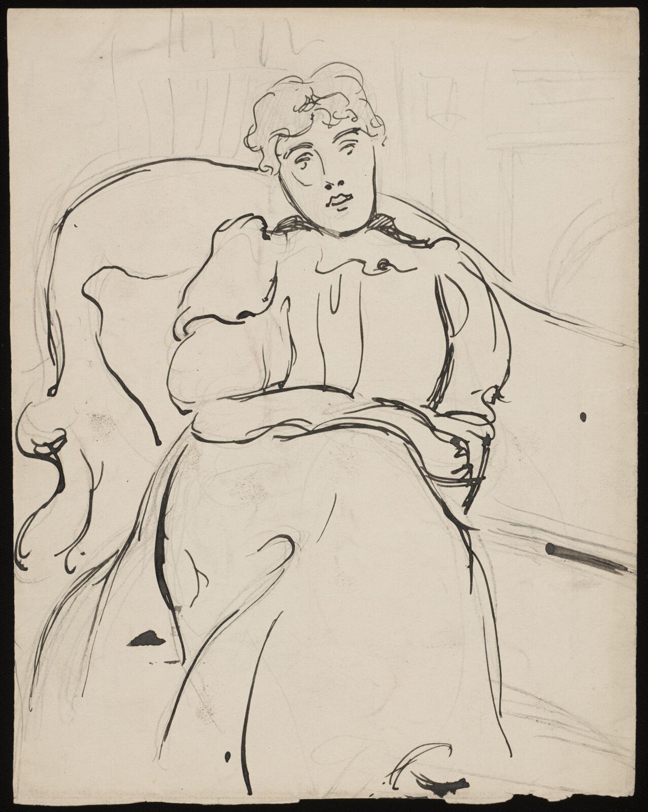Drawing, Forbes-Robertson, ca. 1890-ca. 1894