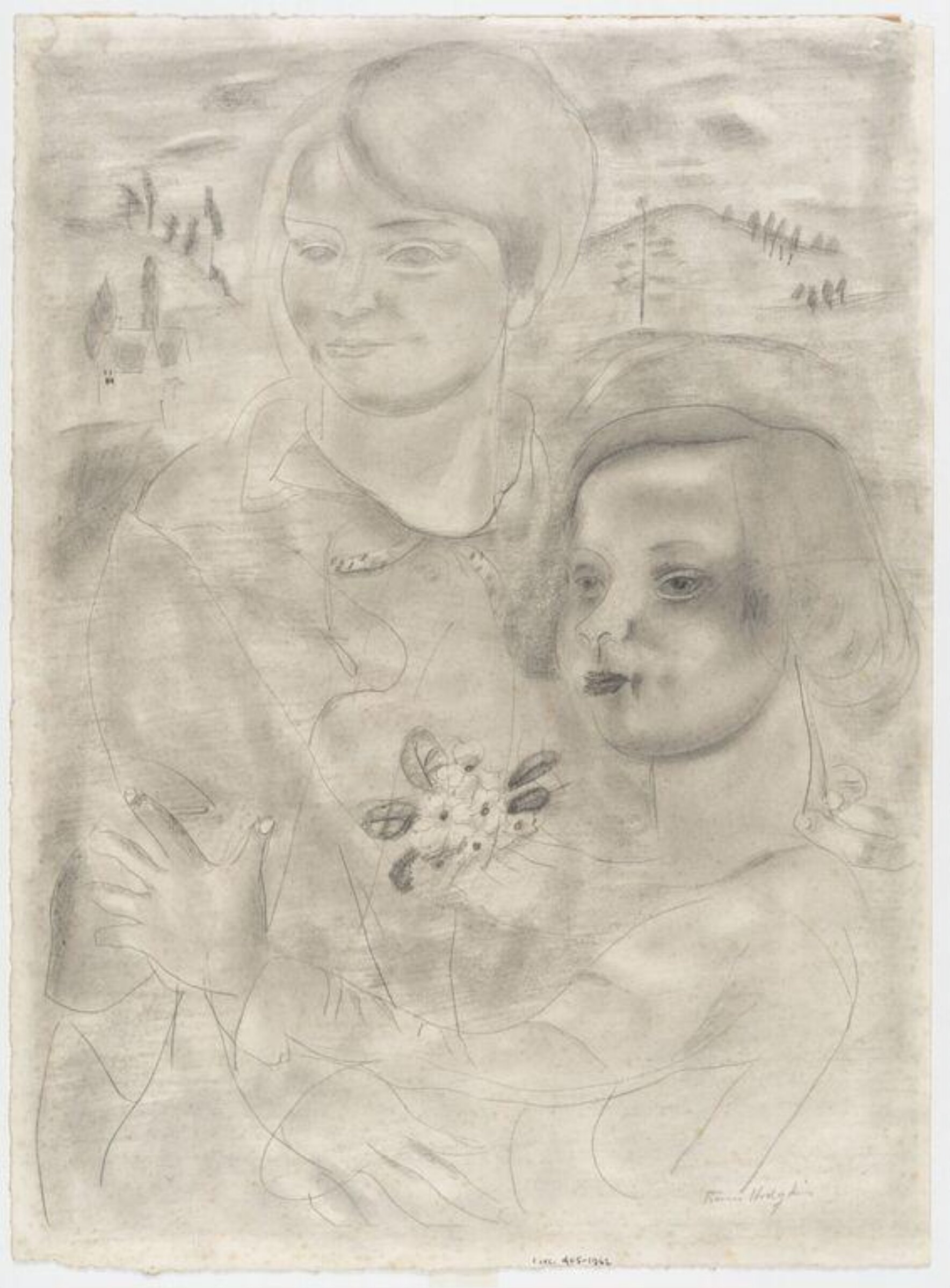 Woman and Young Girl, Frances Hodgkins, ca. 1931