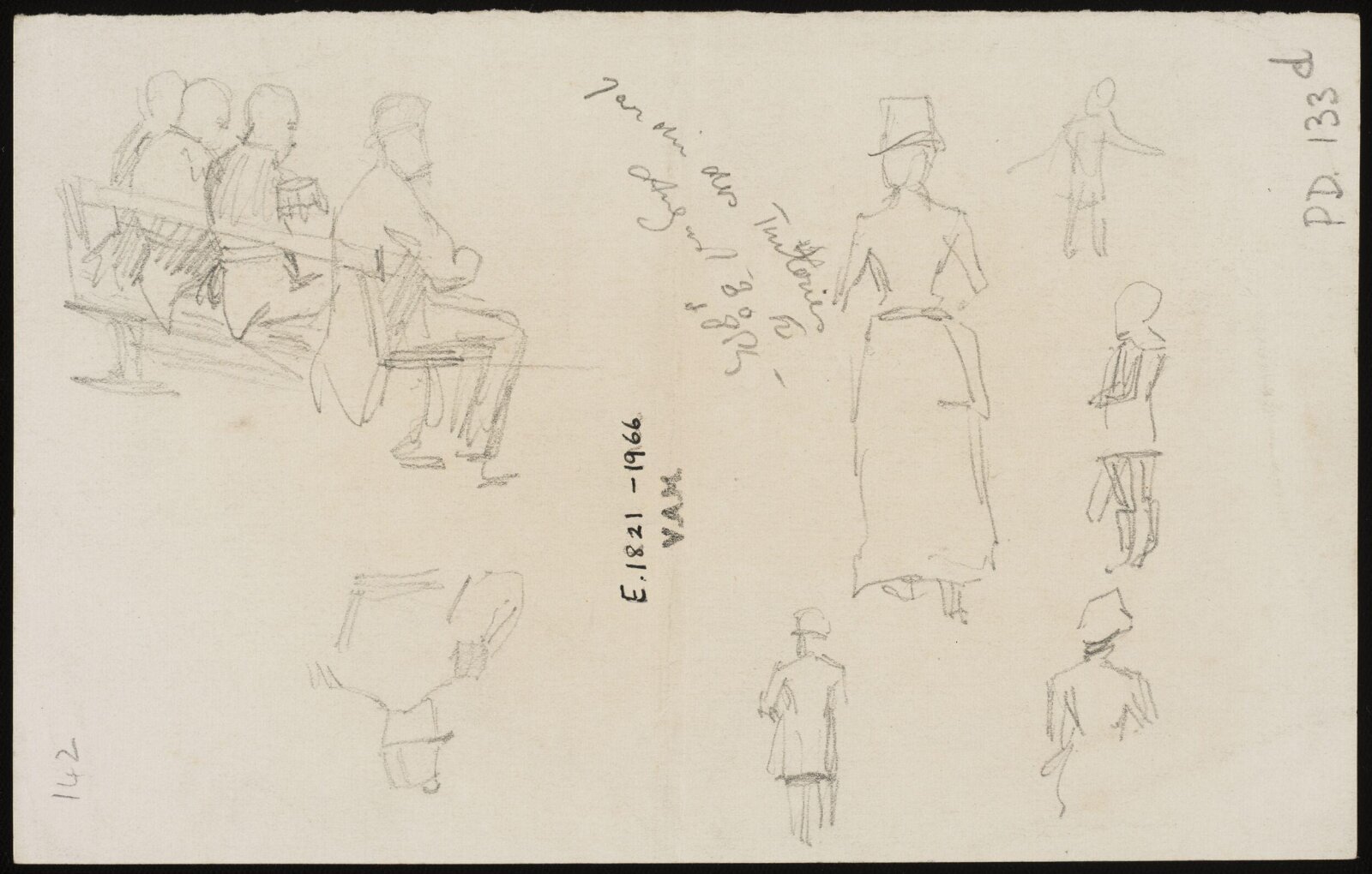 Drawing, Forbes-Robertson, 1885