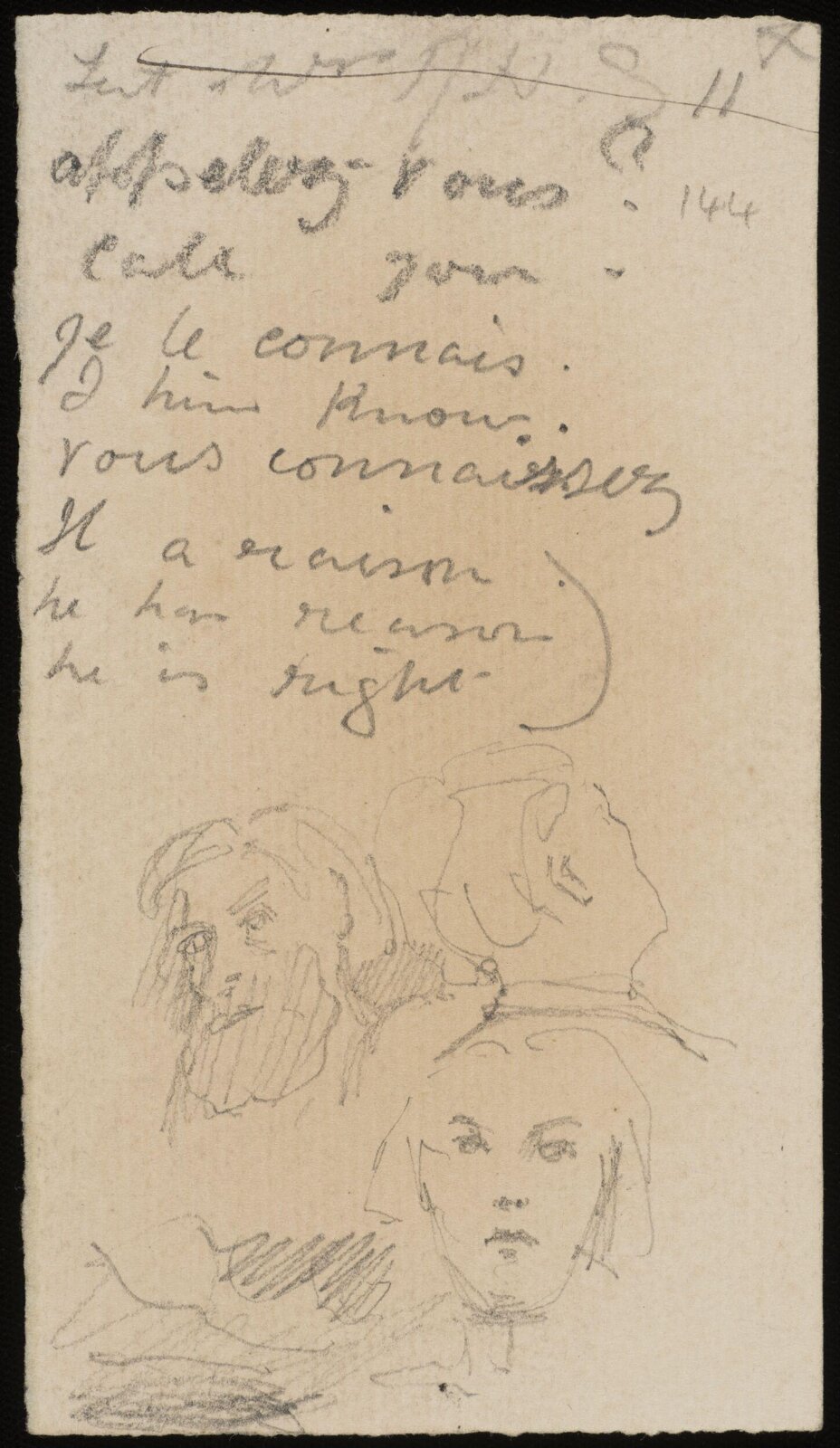 Drawing, Forbes-Robertson, 1885