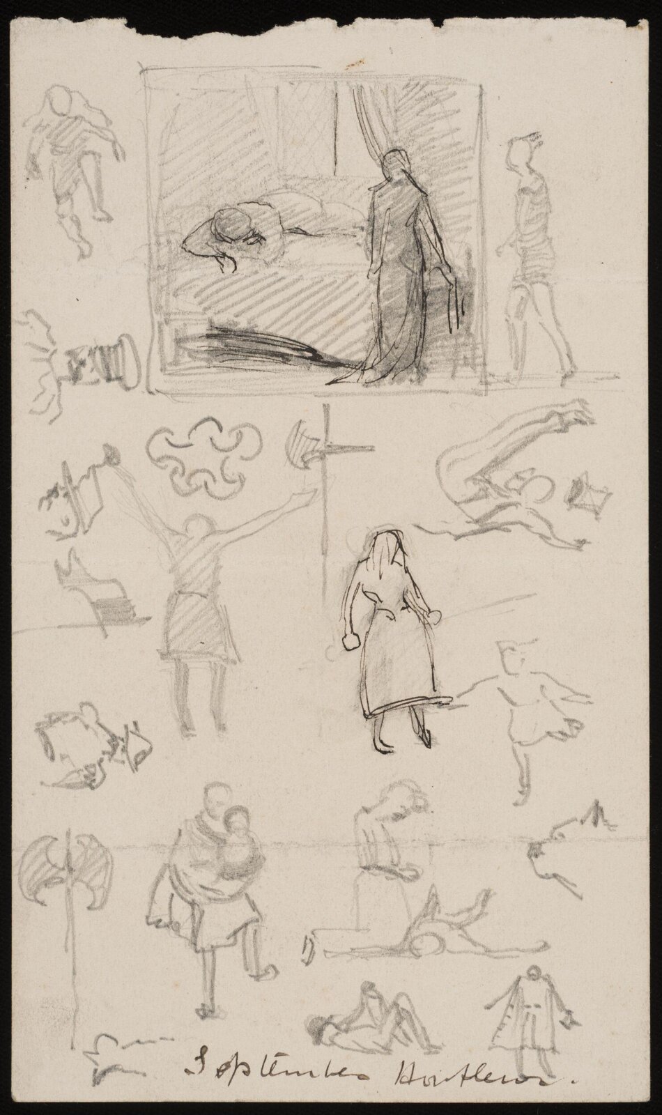 Drawing, Forbes-Robertson, 1885