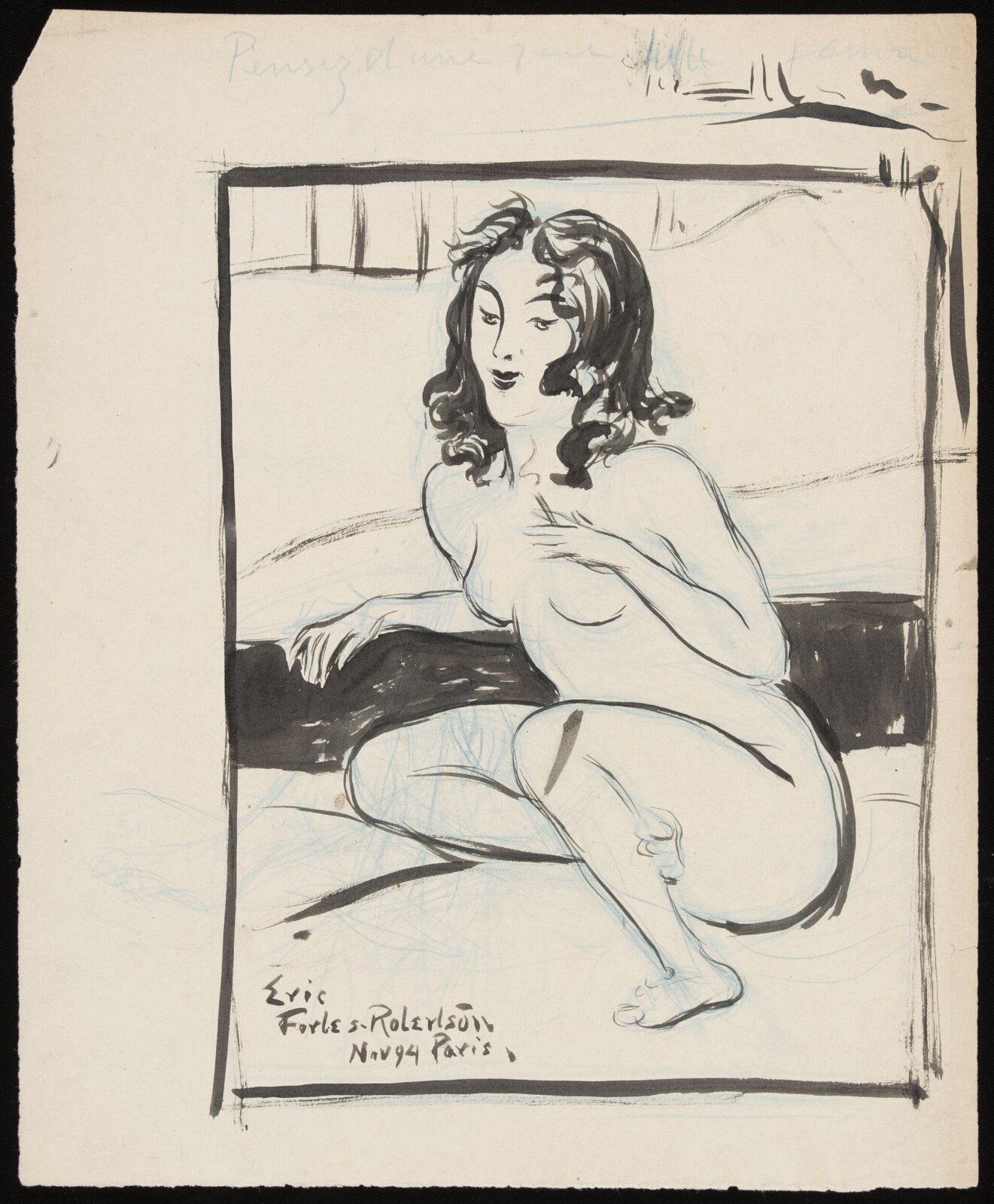 Drawing, Forbes-Robertson, 1894