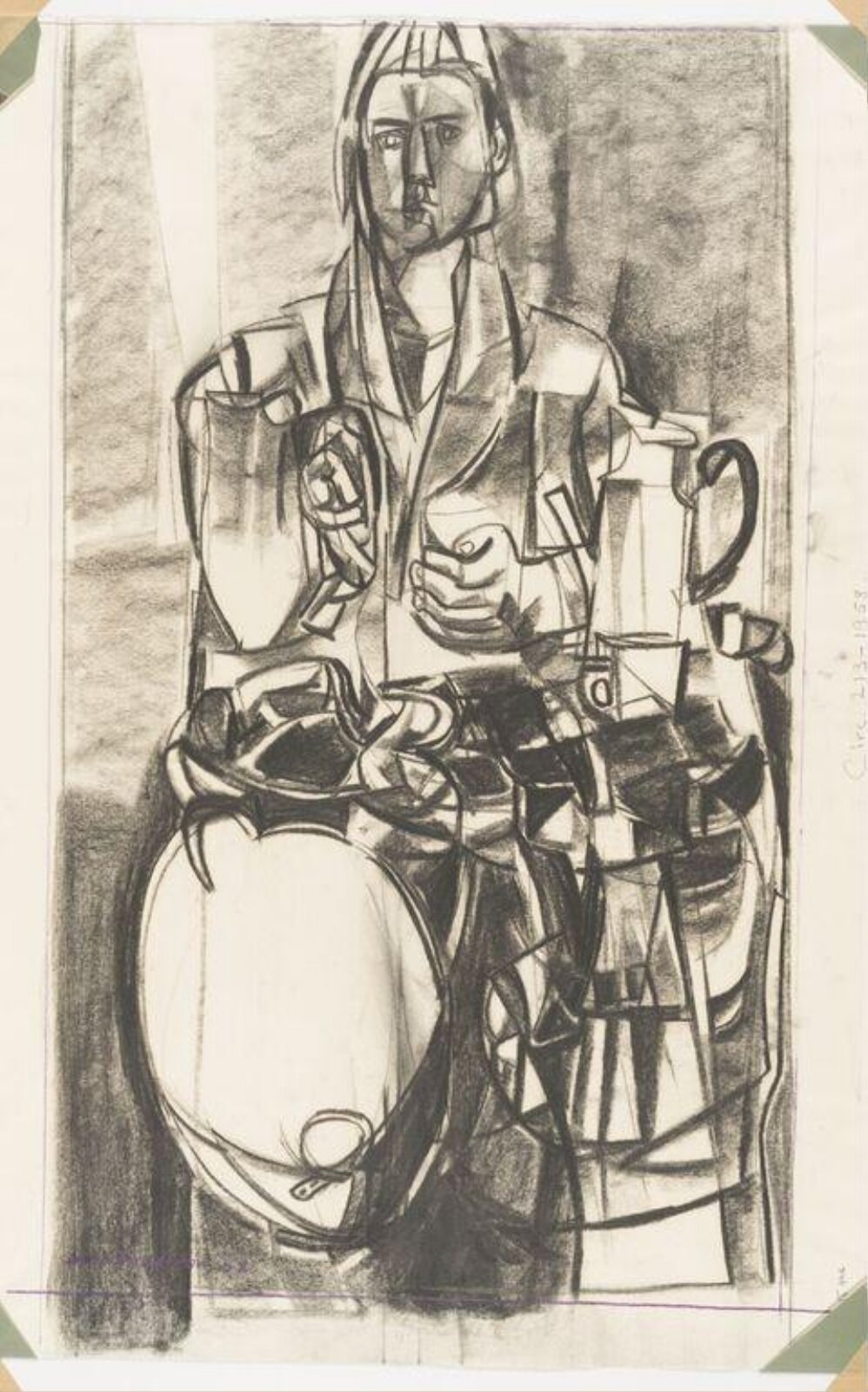 Drawing, David Haughton, 1958